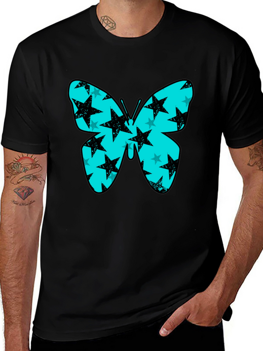Butterfly Star T-Shirt - Black