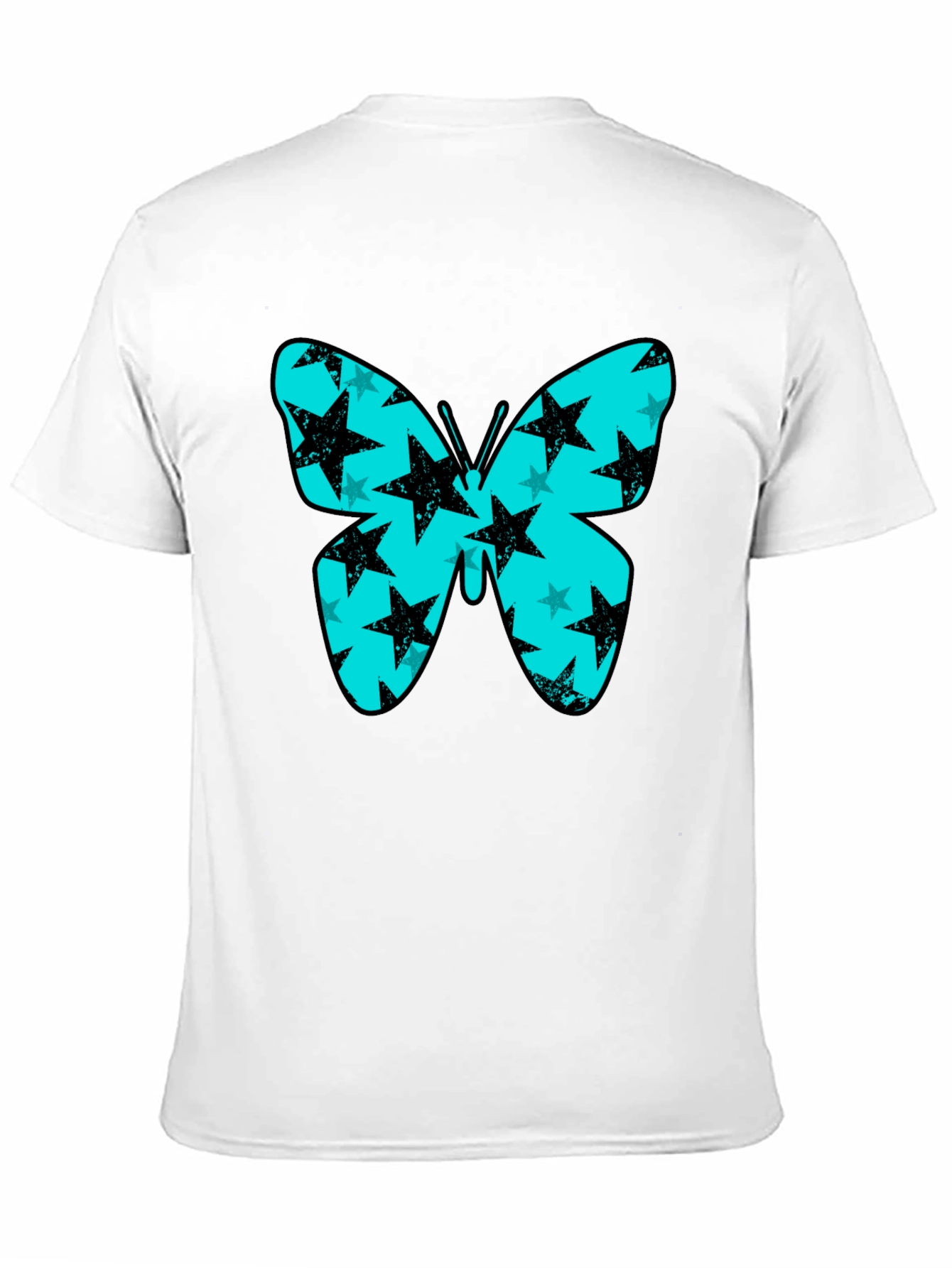 Butterfly Star T-Shirt - Black