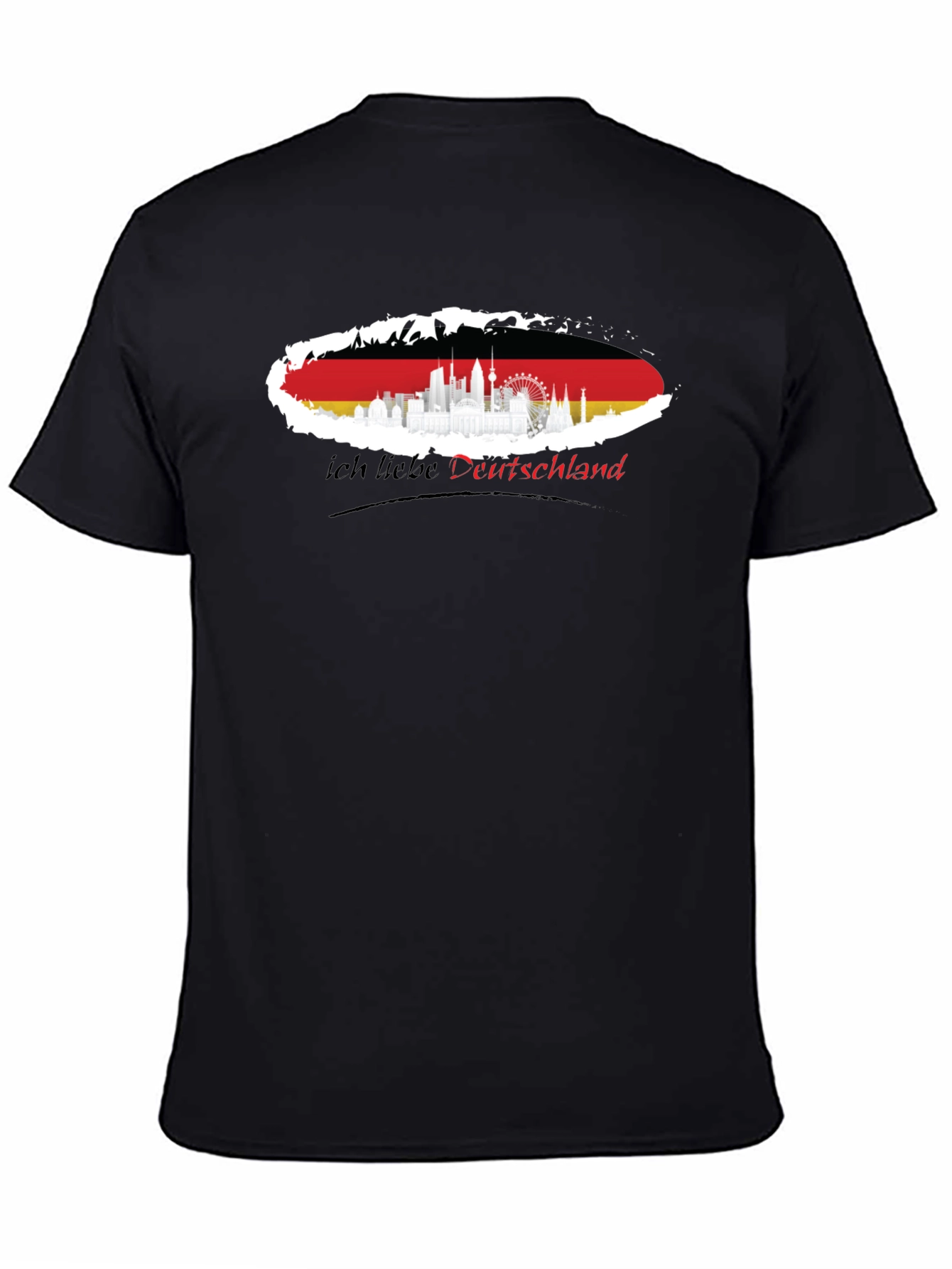 Germany Flag Skyline T-Shirt - I Love Deutschland