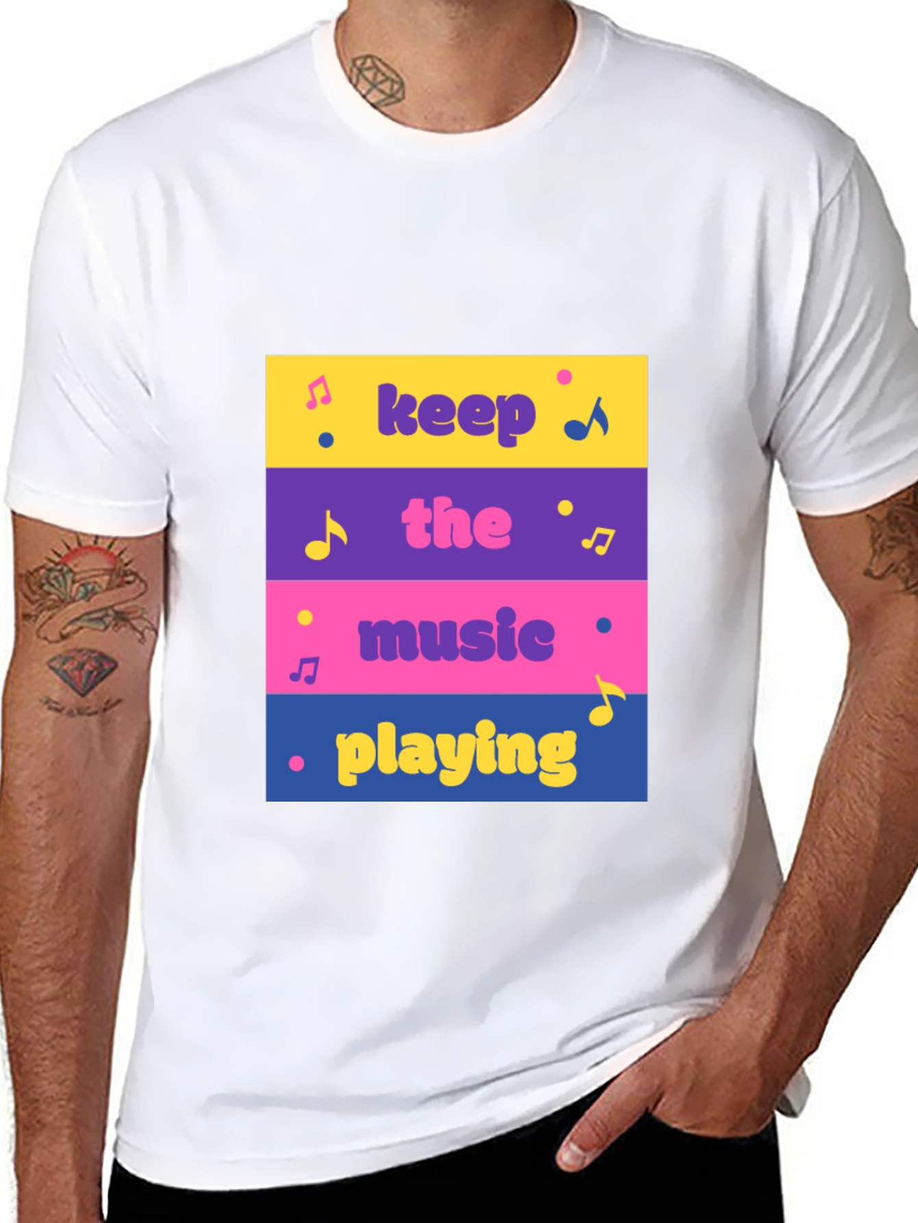 Keep The Music Playing Graphic Tee