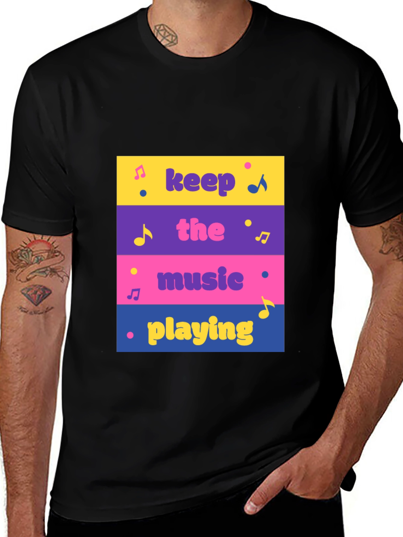 Keep The Music Playing Graphic Tee