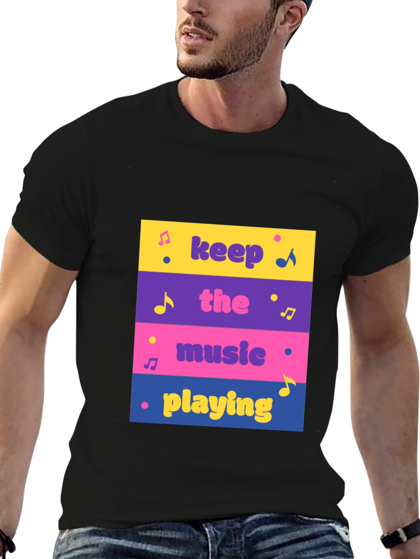 Keep The Music Playing Graphic Tee