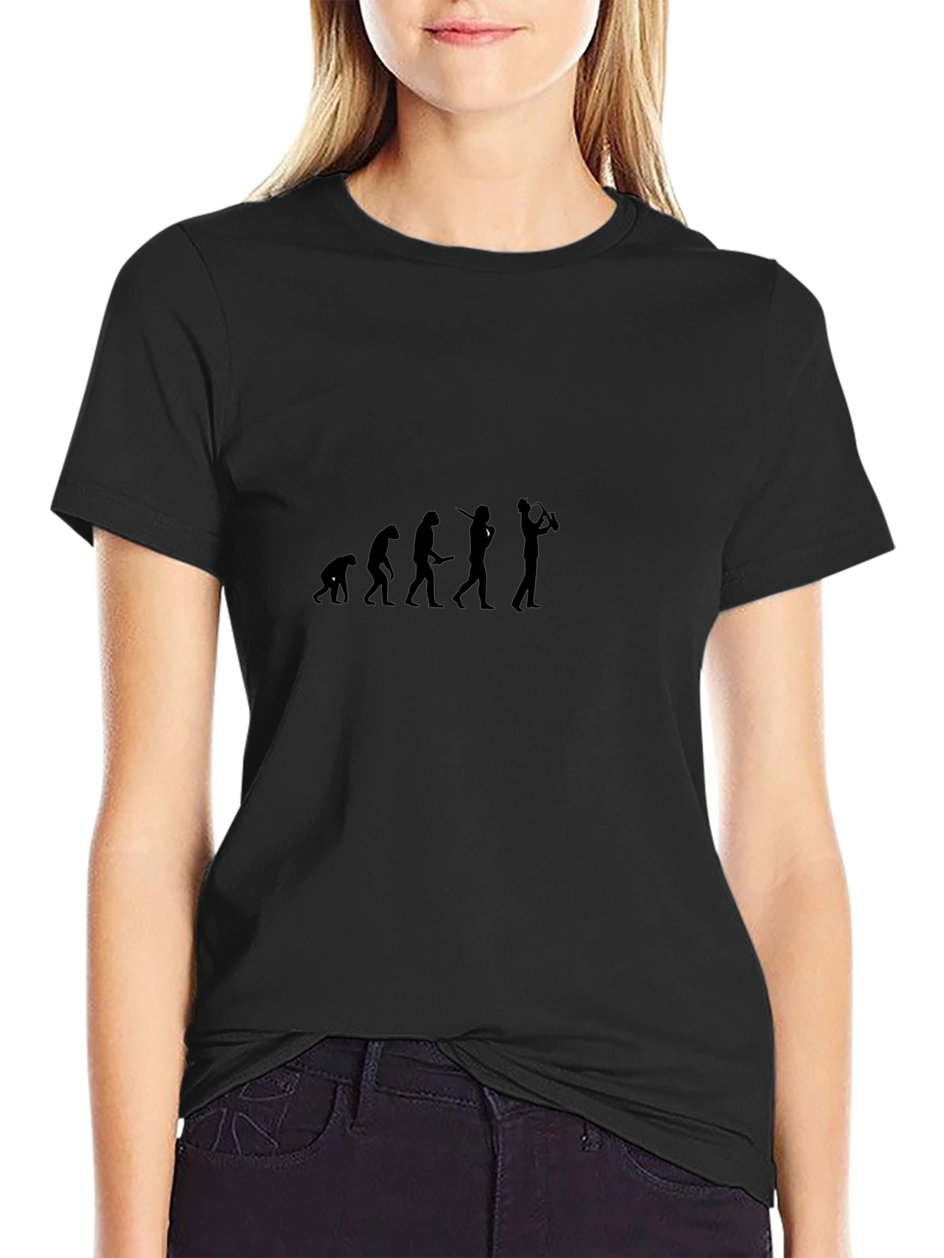 Evolution of Golf Black T-Shirt