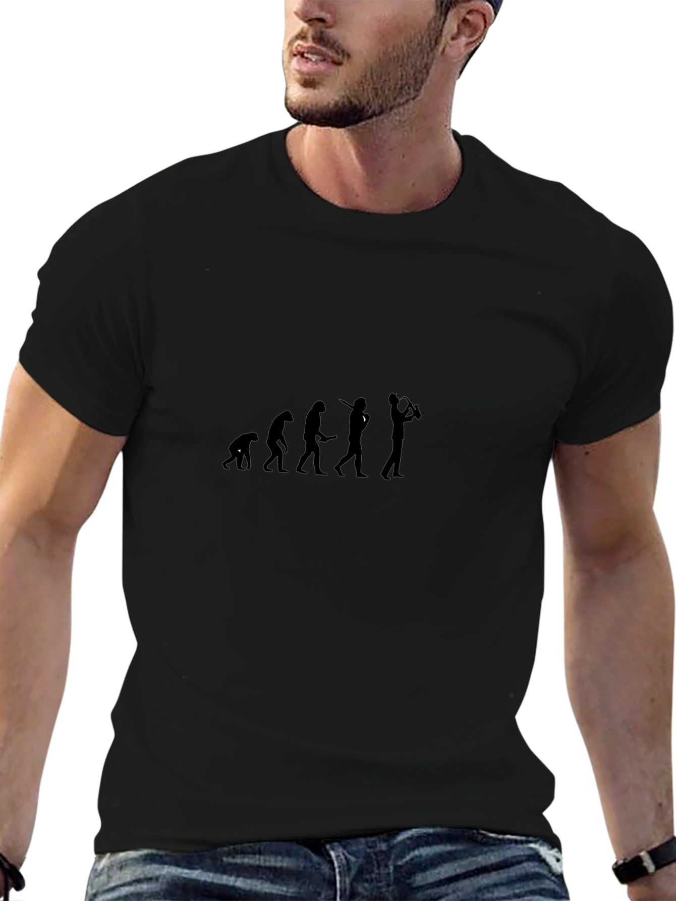 Evolution of Golf Black T-Shirt
