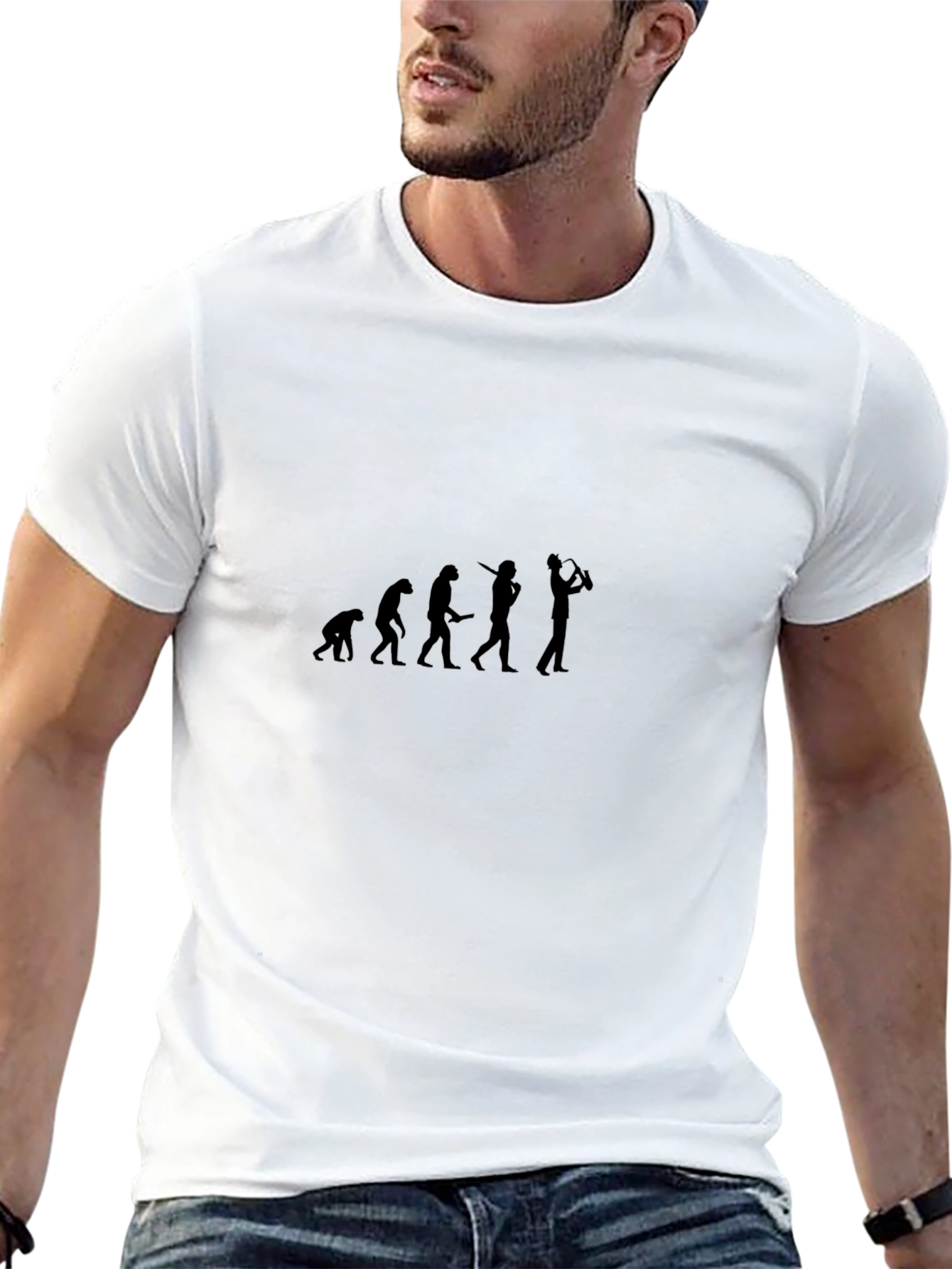 Evolution of Golf Black T-Shirt