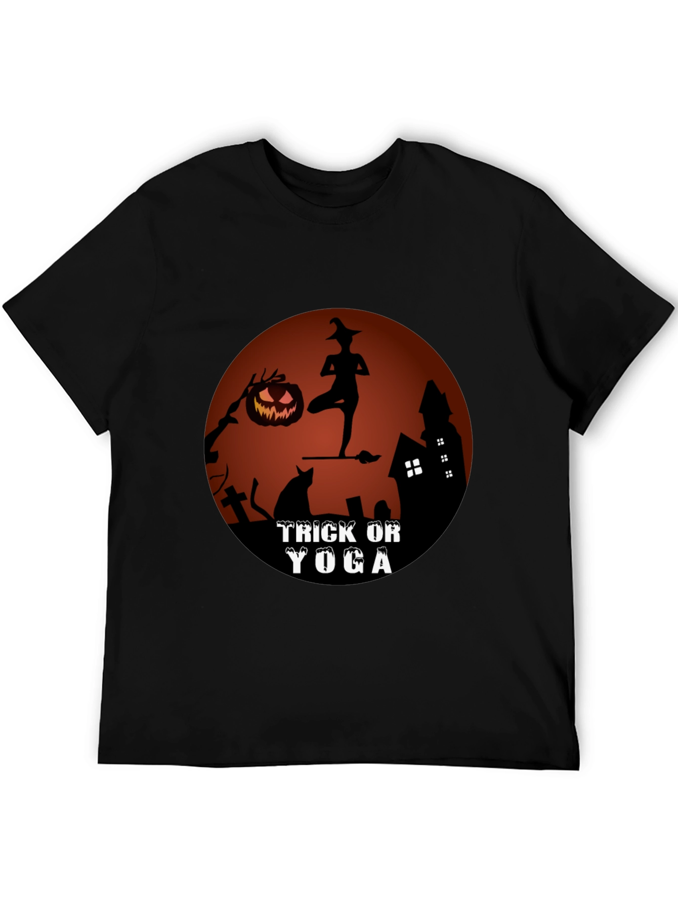 Trick or Yoga Halloween T-Shirt