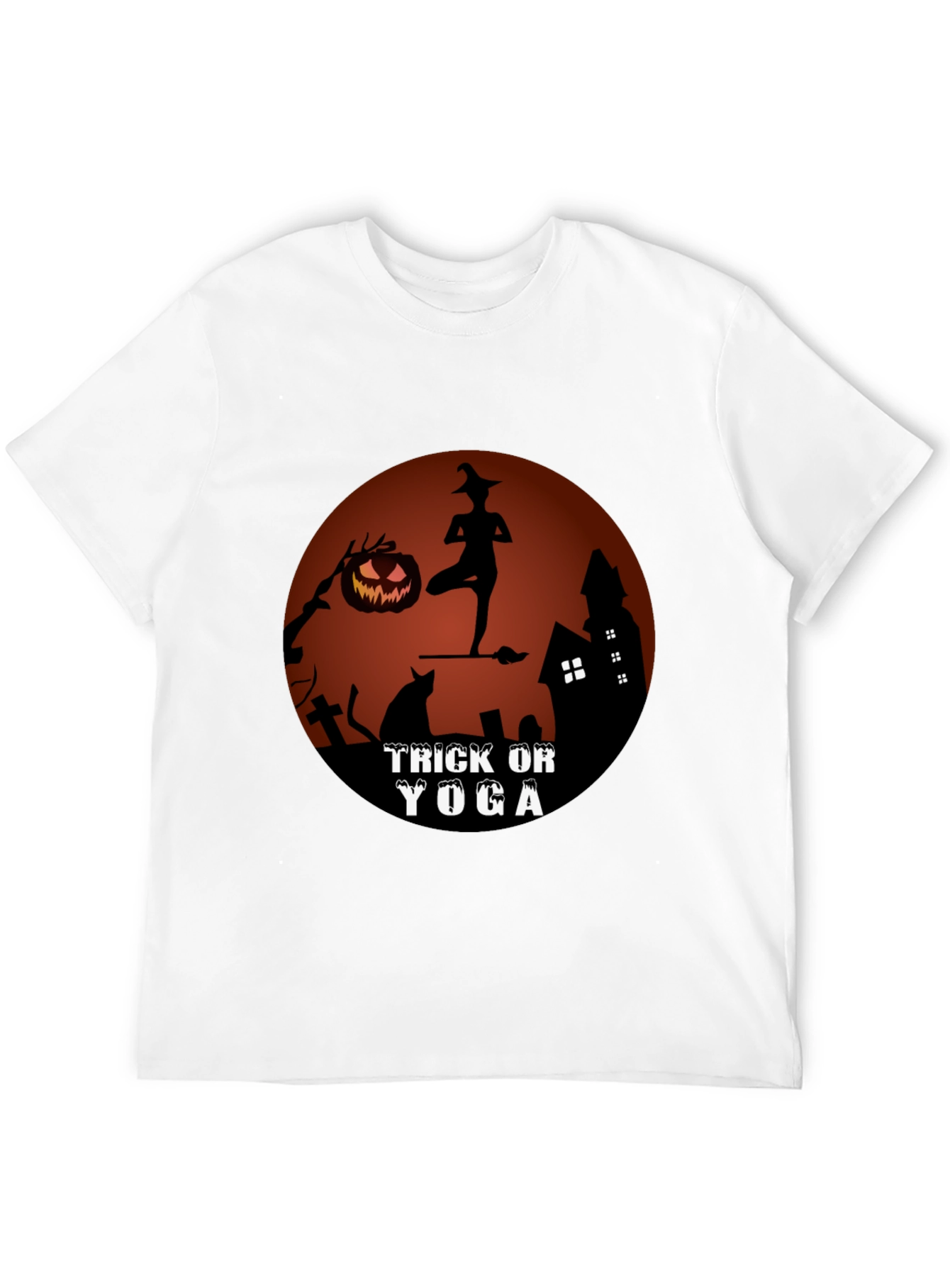 Trick or Yoga Halloween T-Shirt