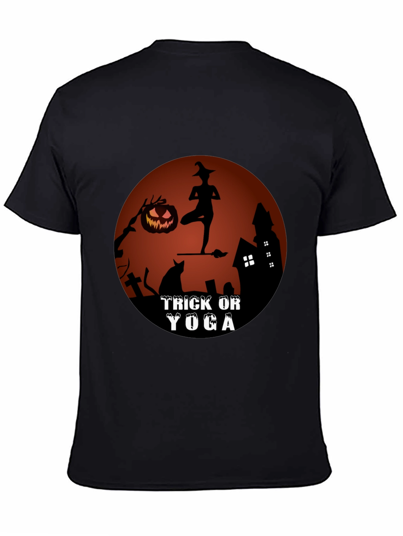 Trick or Yoga Halloween T-Shirt