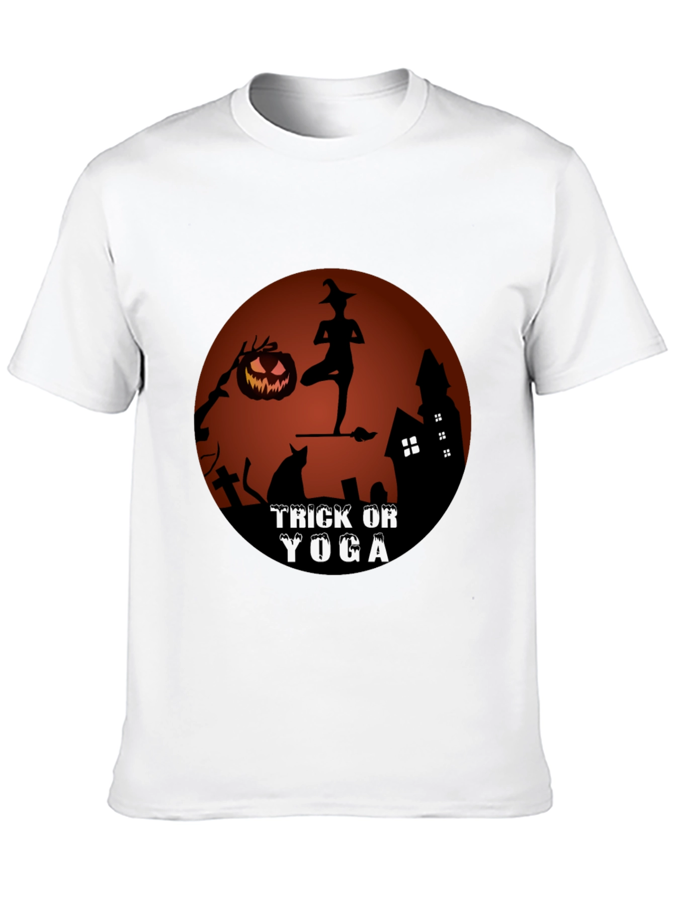 Trick or Yoga Halloween T-Shirt