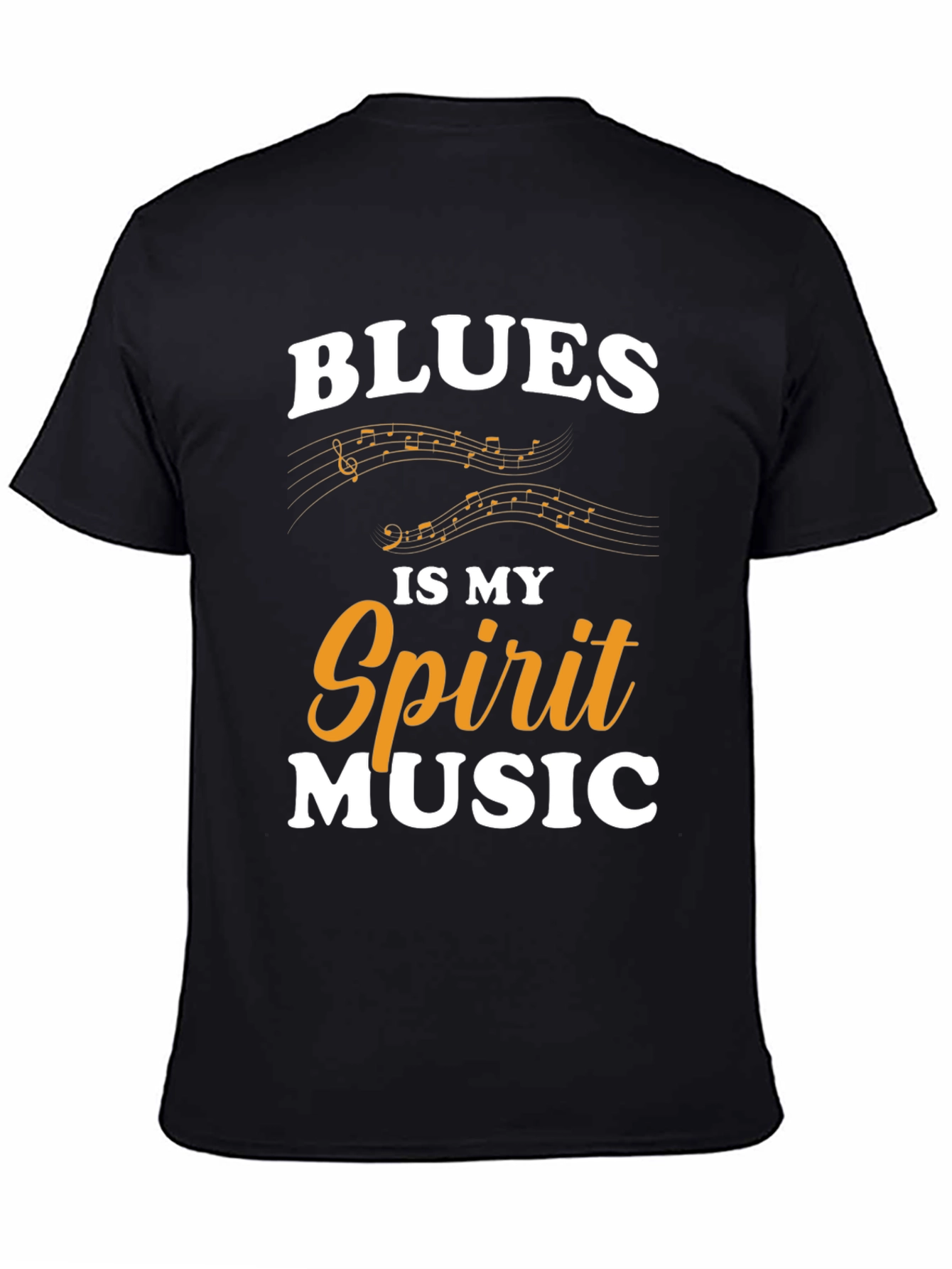 Blues Is My Spirit Music Graphic T-Shirt
