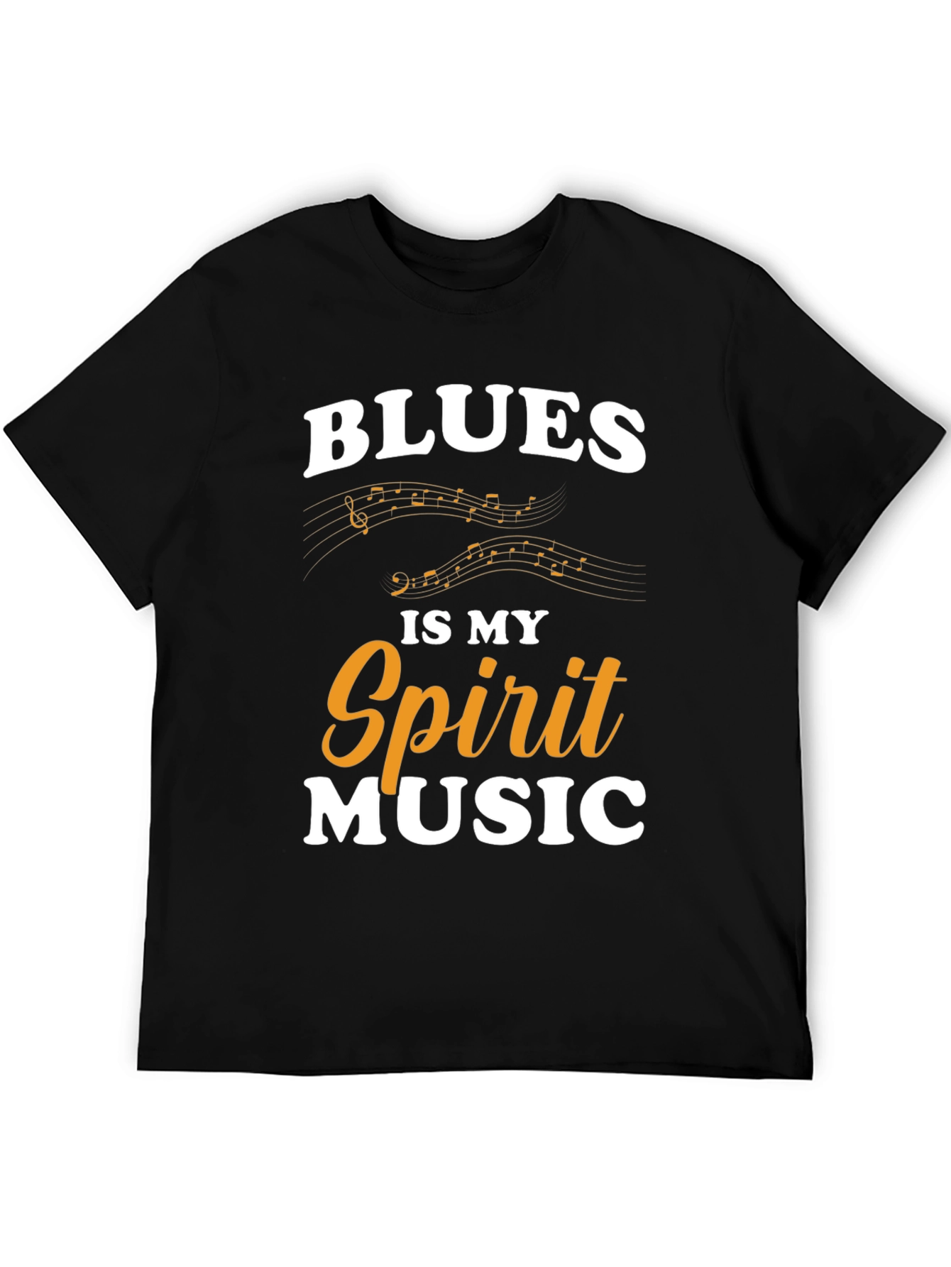 Blues Is My Spirit Music Graphic T-Shirt