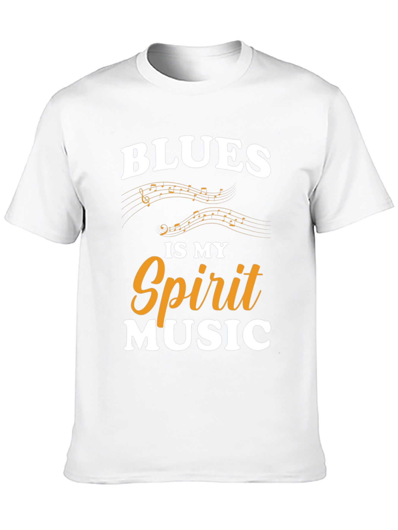 Blues Is My Spirit Music Graphic T-Shirt