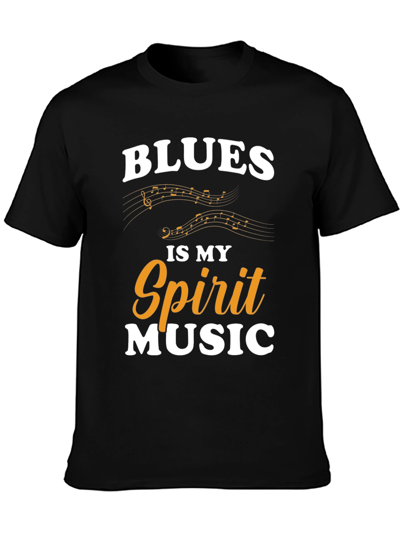 Blues Is My Spirit Music Graphic T-Shirt