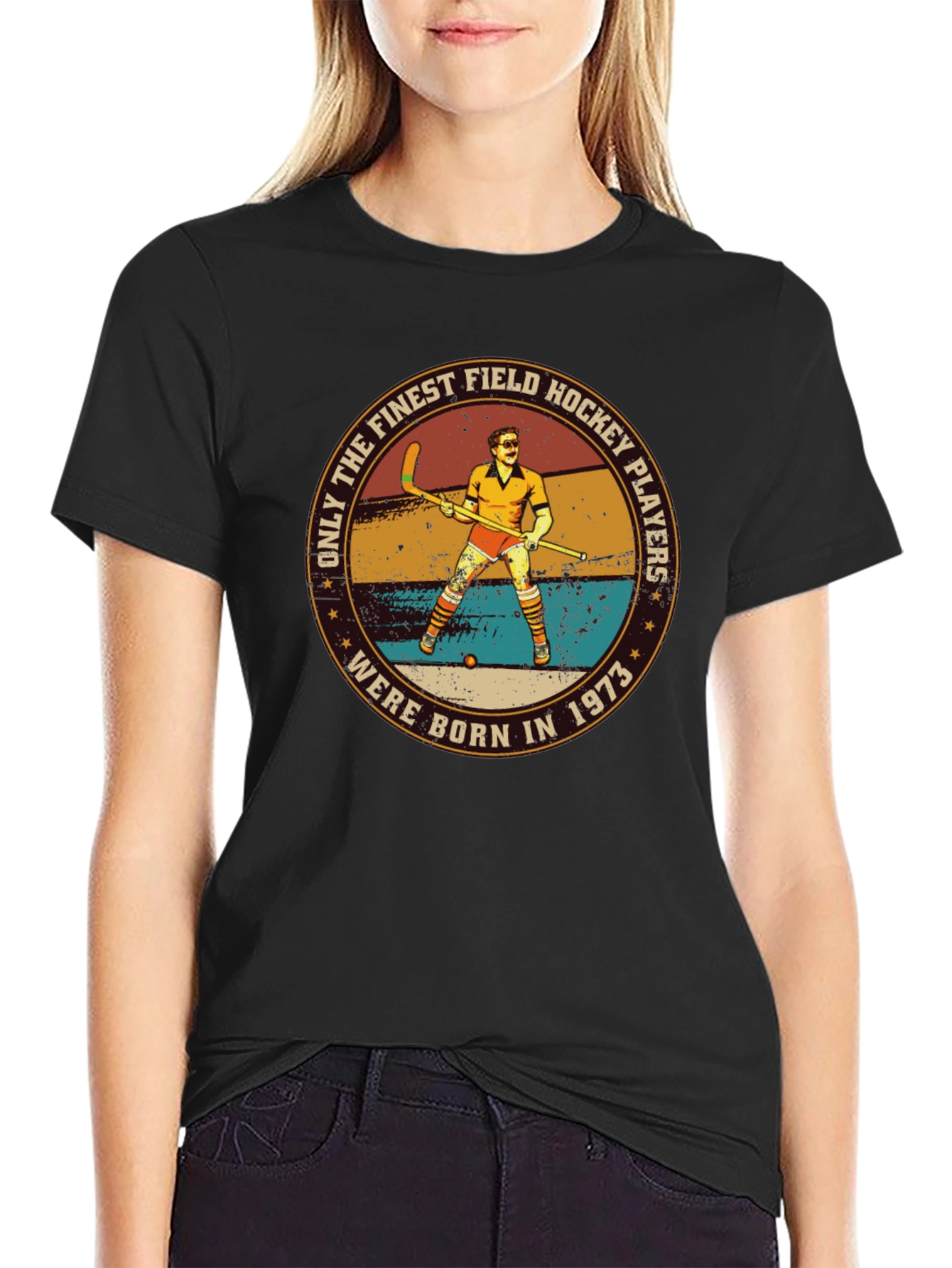 Finest Field Hockey Players 1973 Graphic T-Shirt