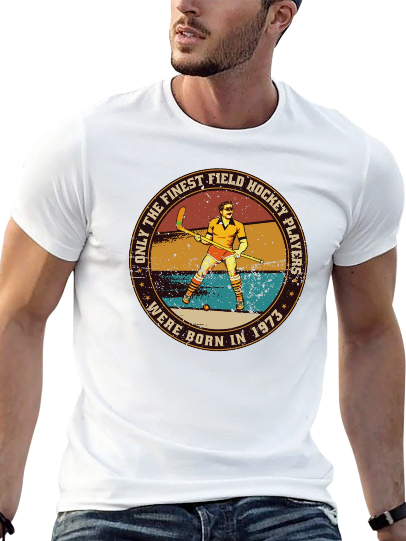 Finest Field Hockey Players 1973 Graphic T-Shirt