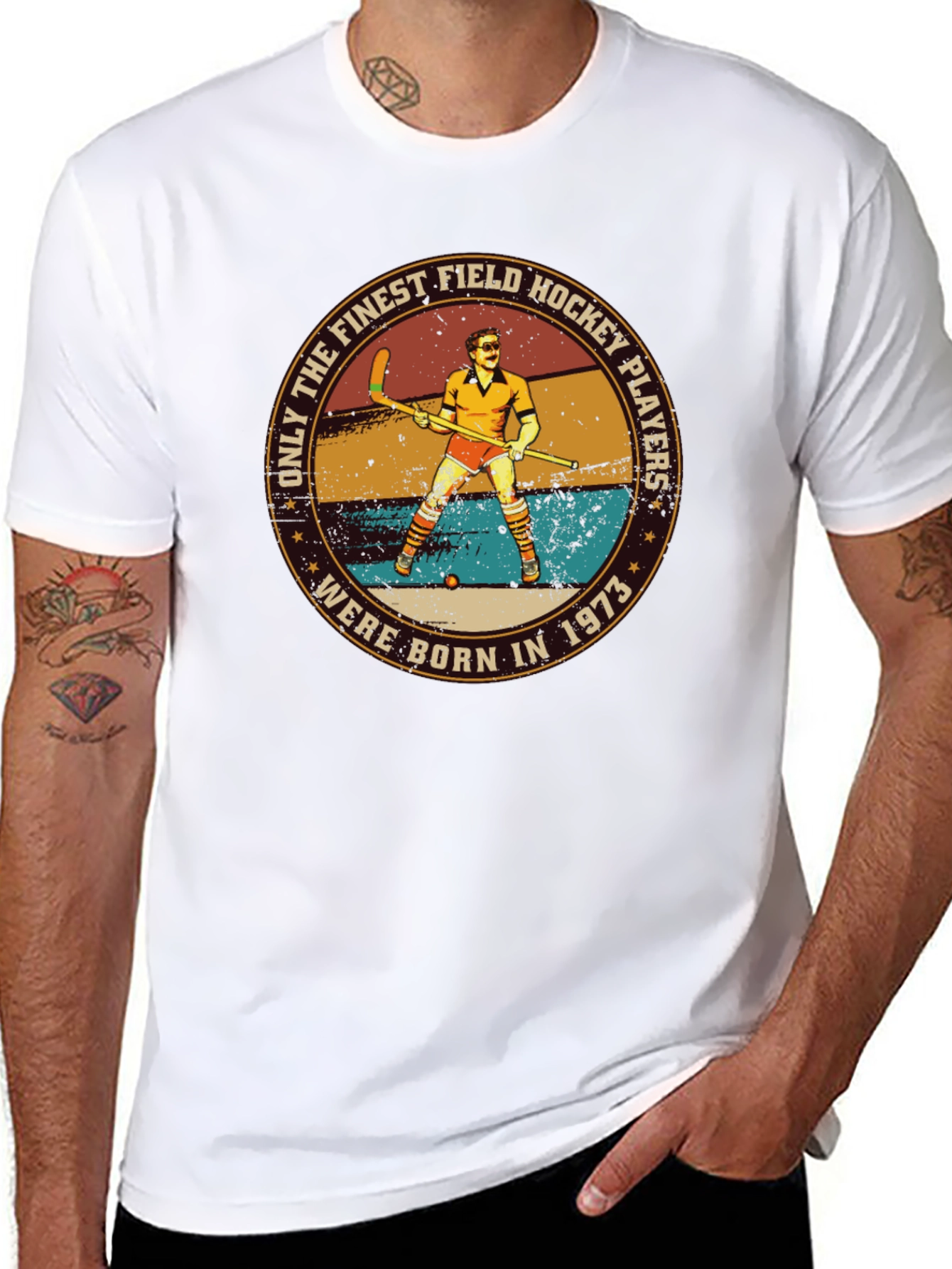 Finest Field Hockey Players 1973 Graphic T-Shirt