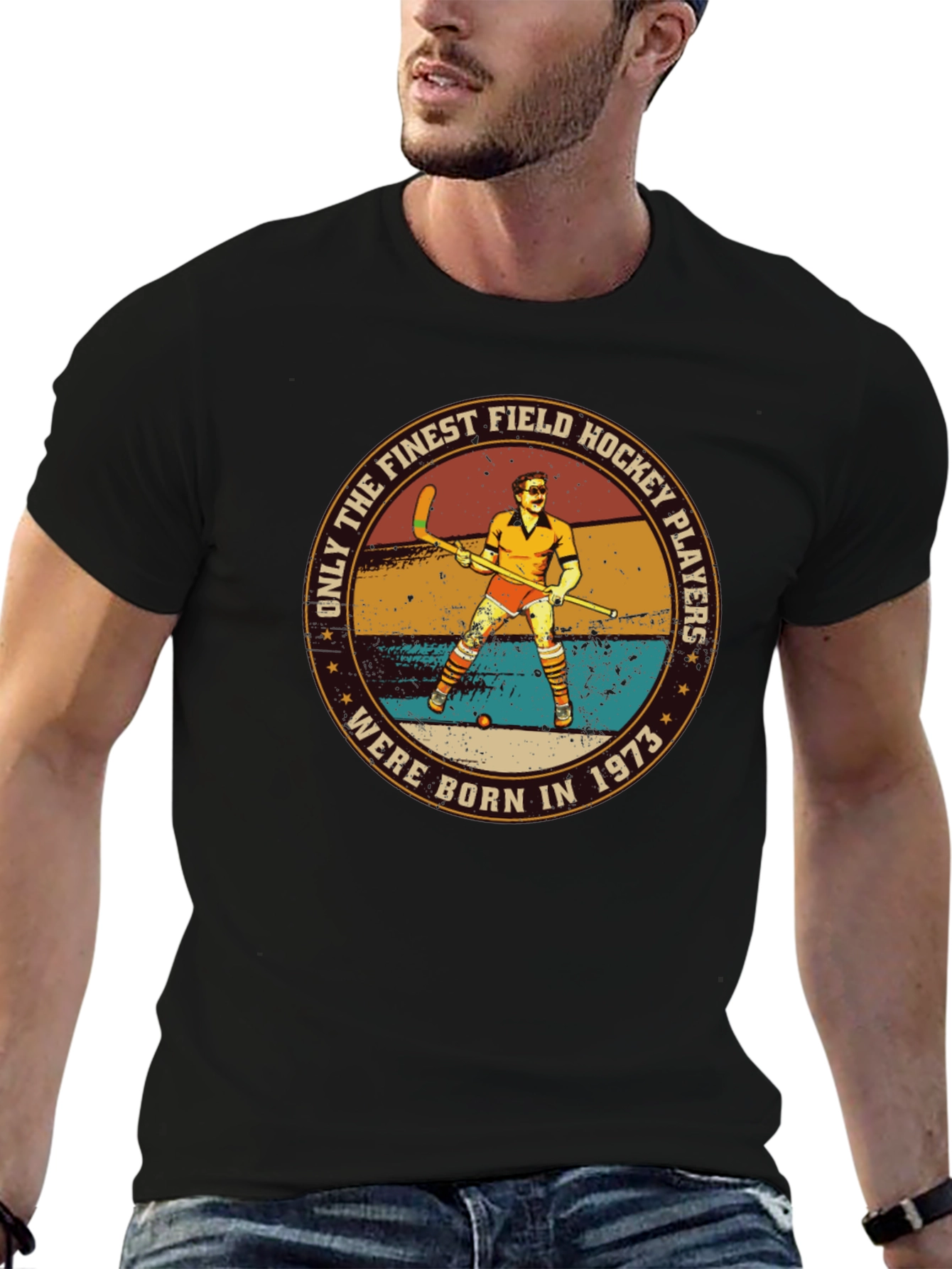 Finest Field Hockey Players 1973 Graphic T-Shirt