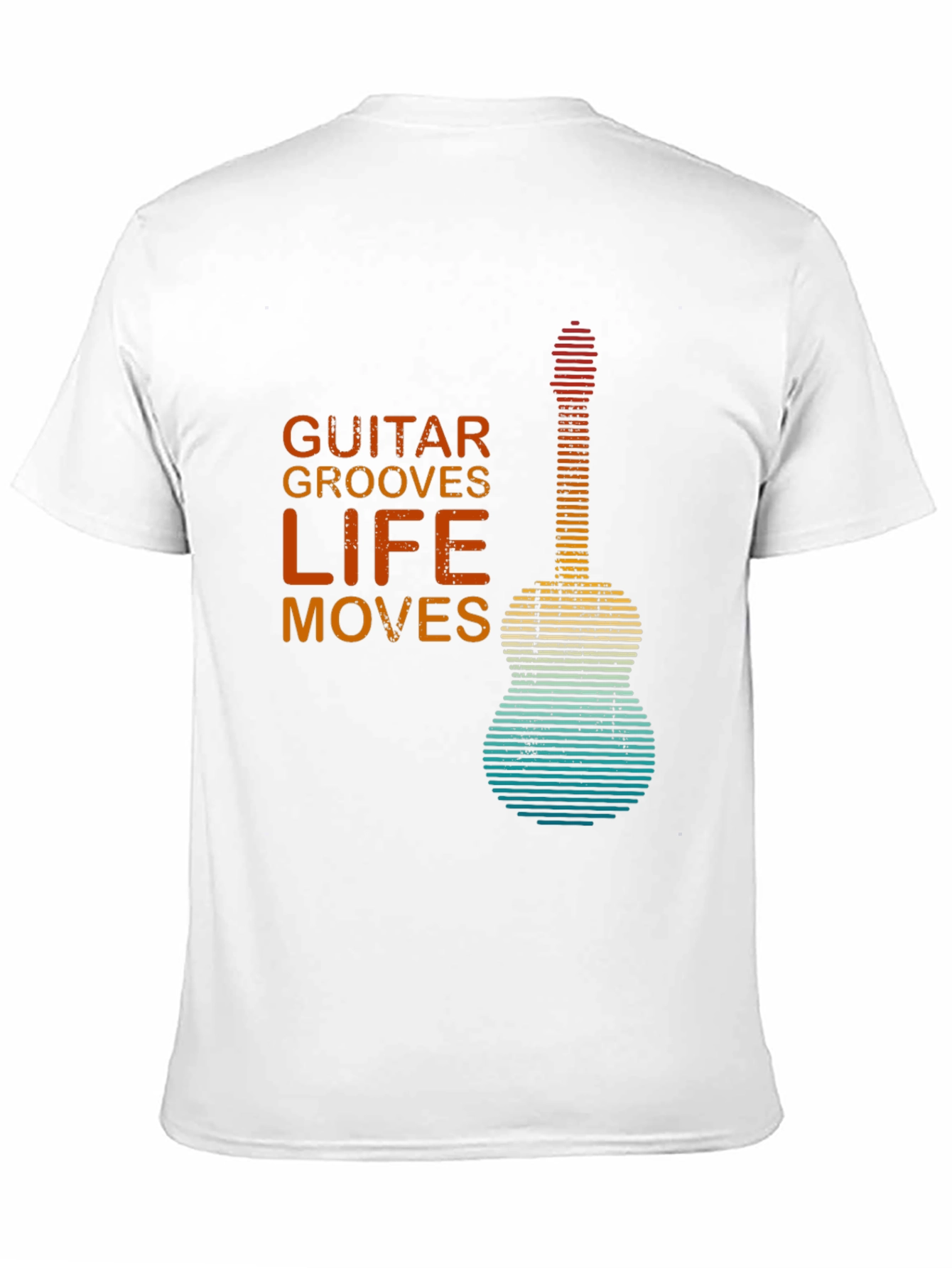 Guitar Grooves Life Moves Graphic T-Shirt