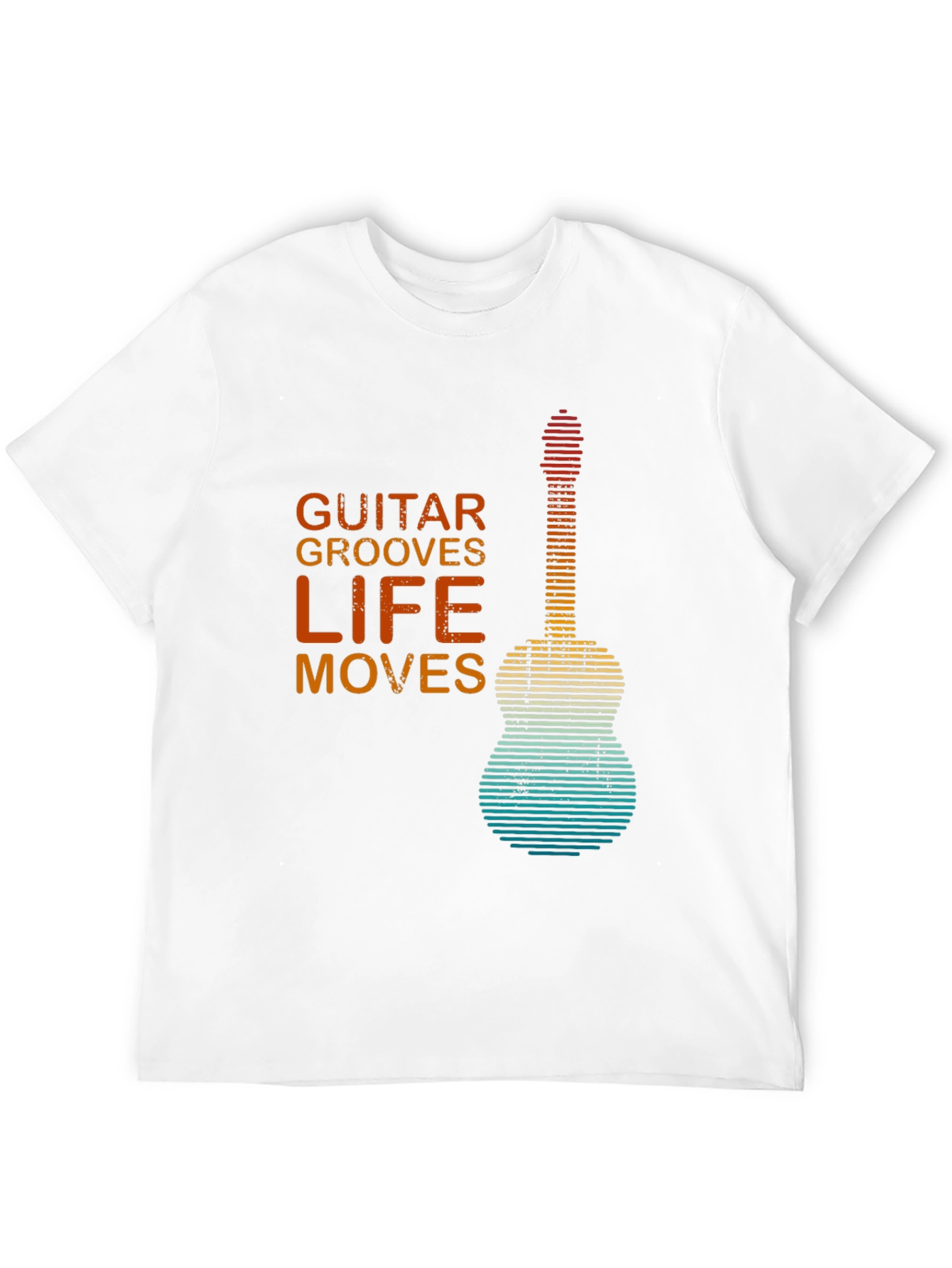 Guitar Grooves Life Moves Graphic T-Shirt
