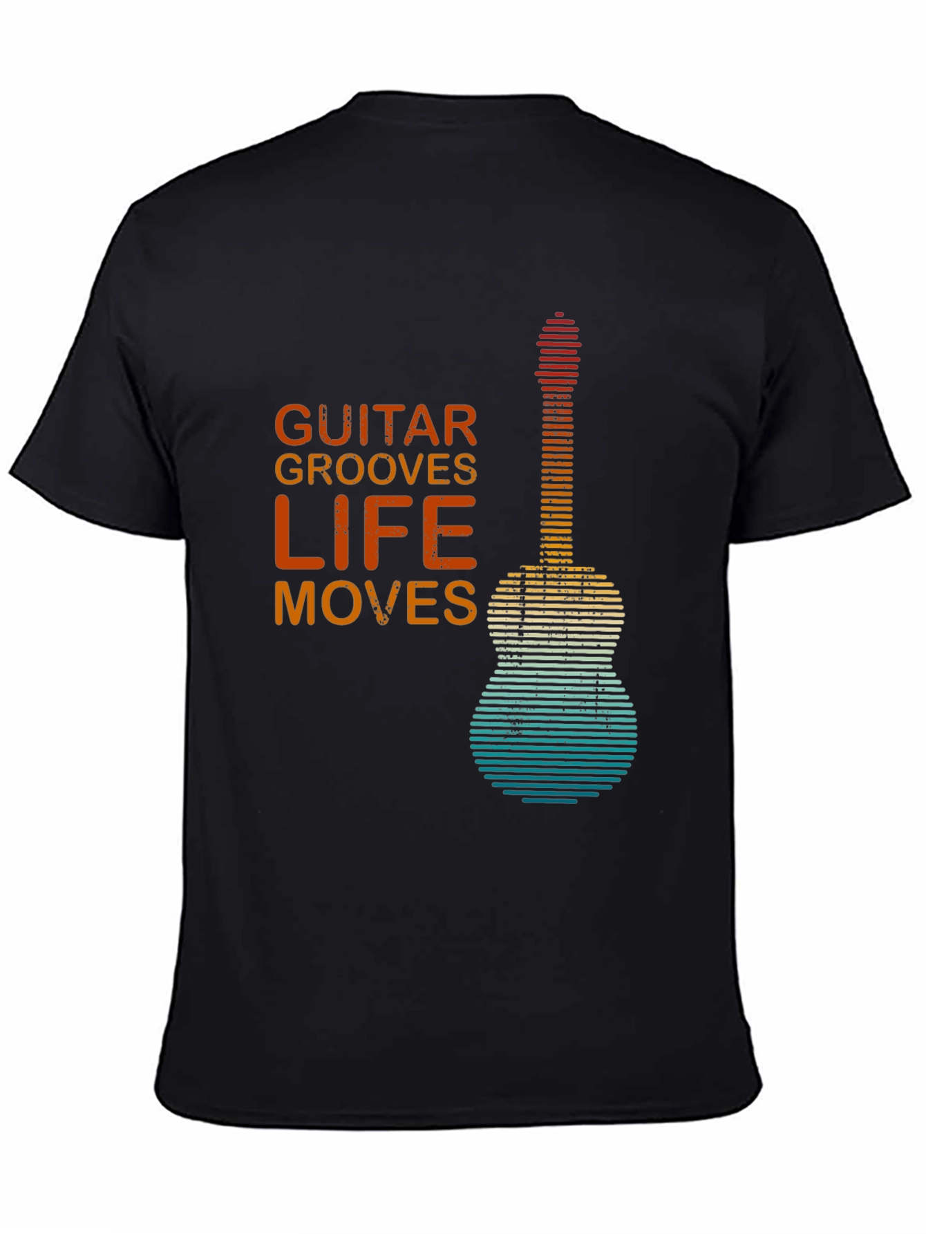 Guitar Grooves Life Moves Graphic T-Shirt