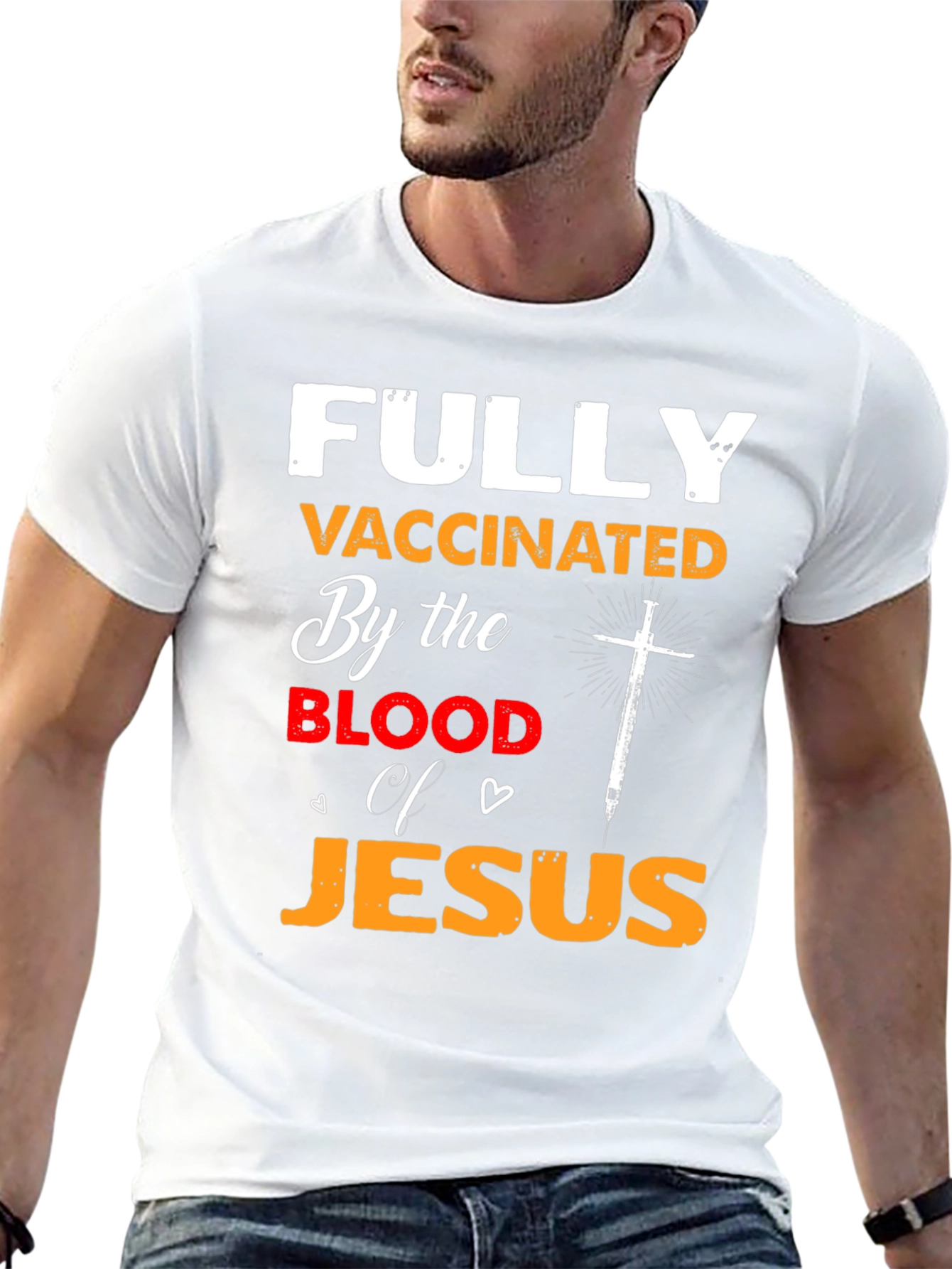 Fully Vaccinated By the Blood of Jesus T-Shirt