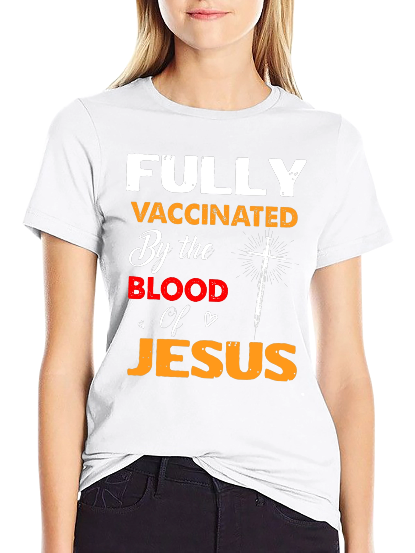 Fully Vaccinated By the Blood of Jesus T-Shirt