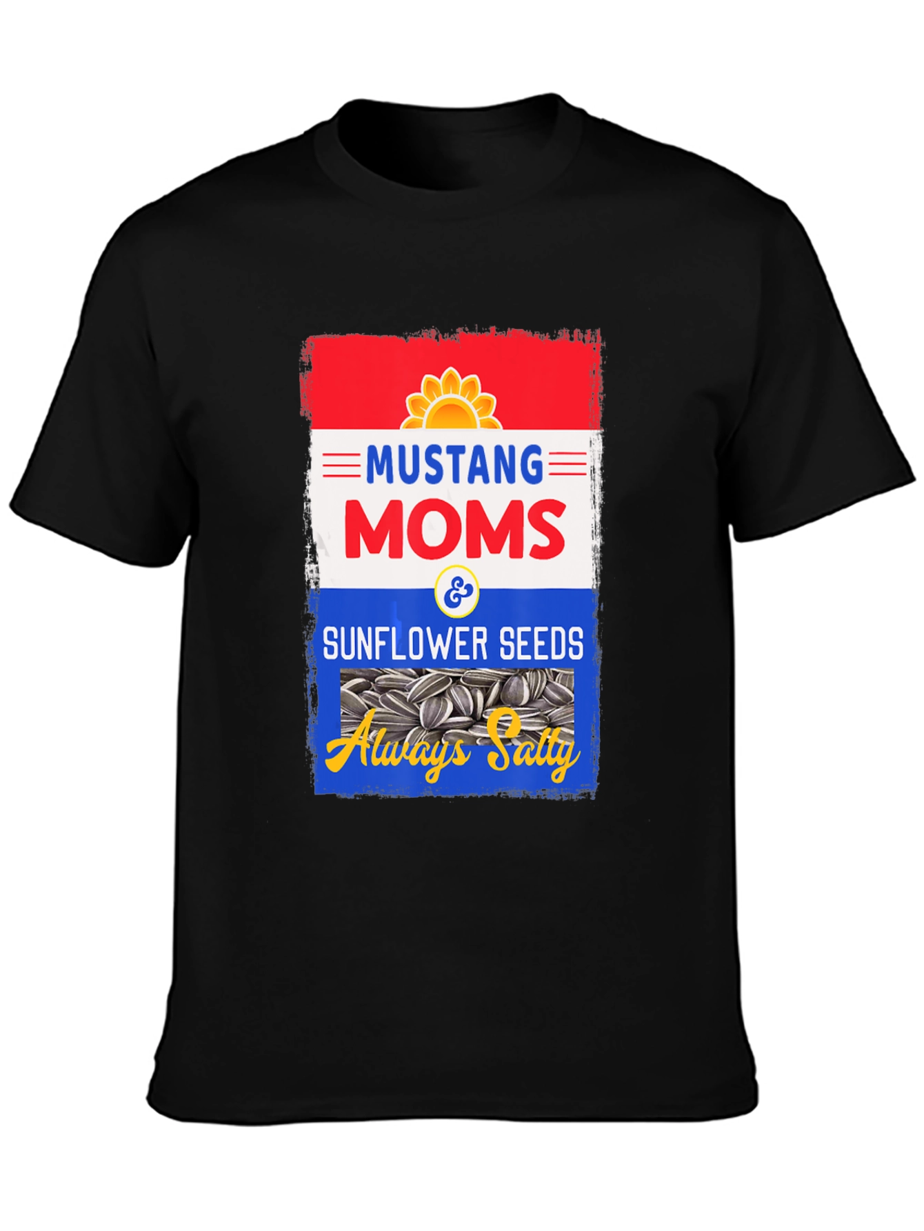 Mustang Moms Sunflower Seeds T-Shirt