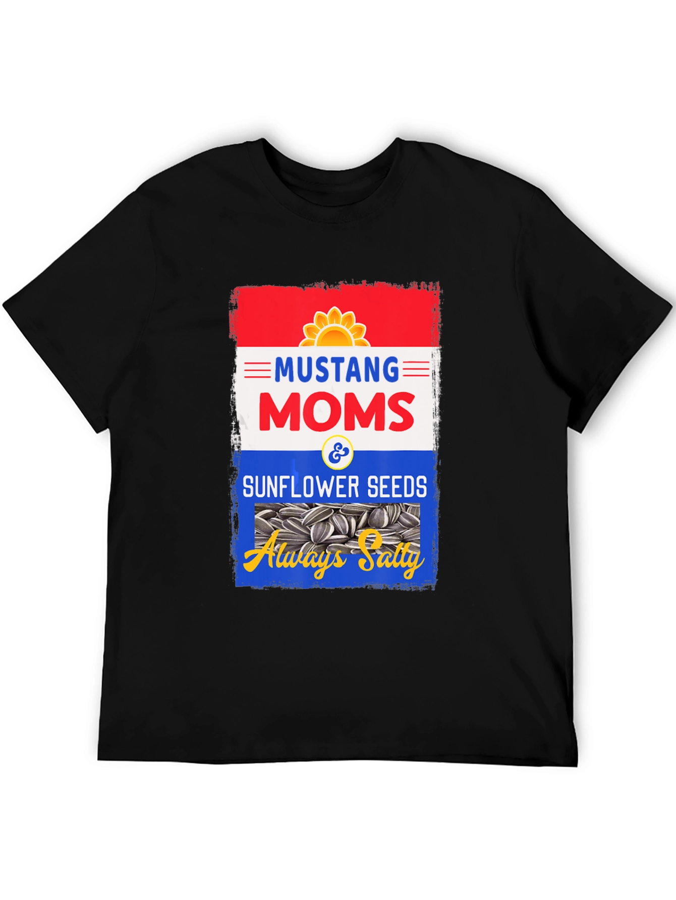 Mustang Moms Sunflower Seeds T-Shirt