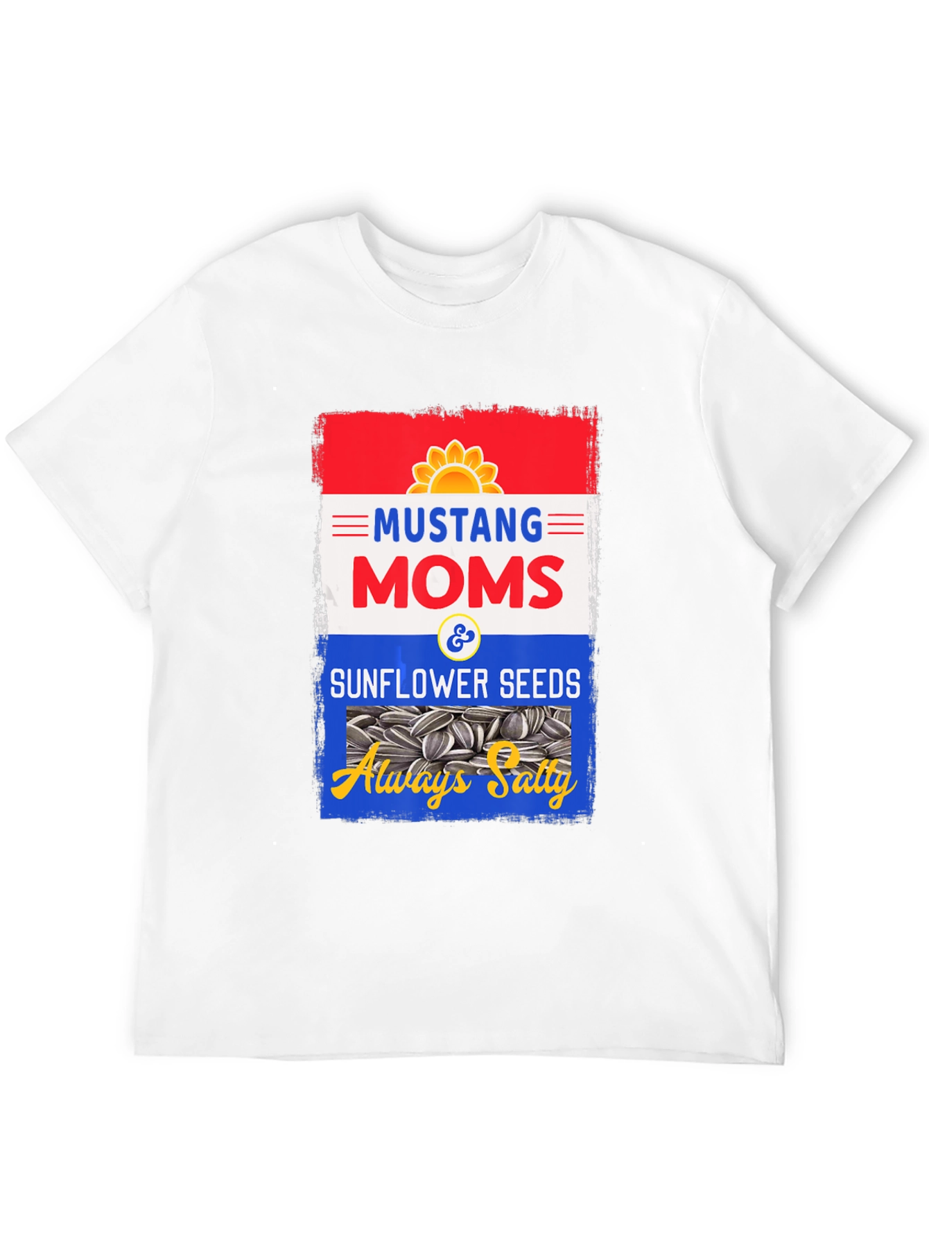 Mustang Moms Sunflower Seeds T-Shirt