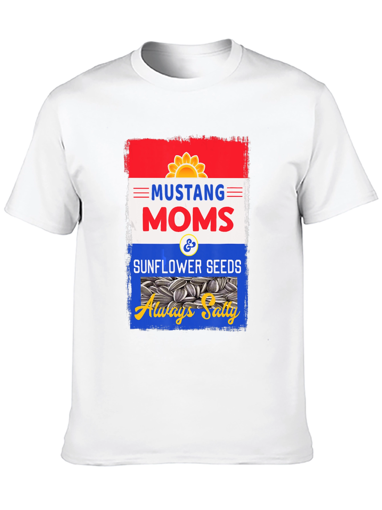 Mustang Moms Sunflower Seeds T-Shirt