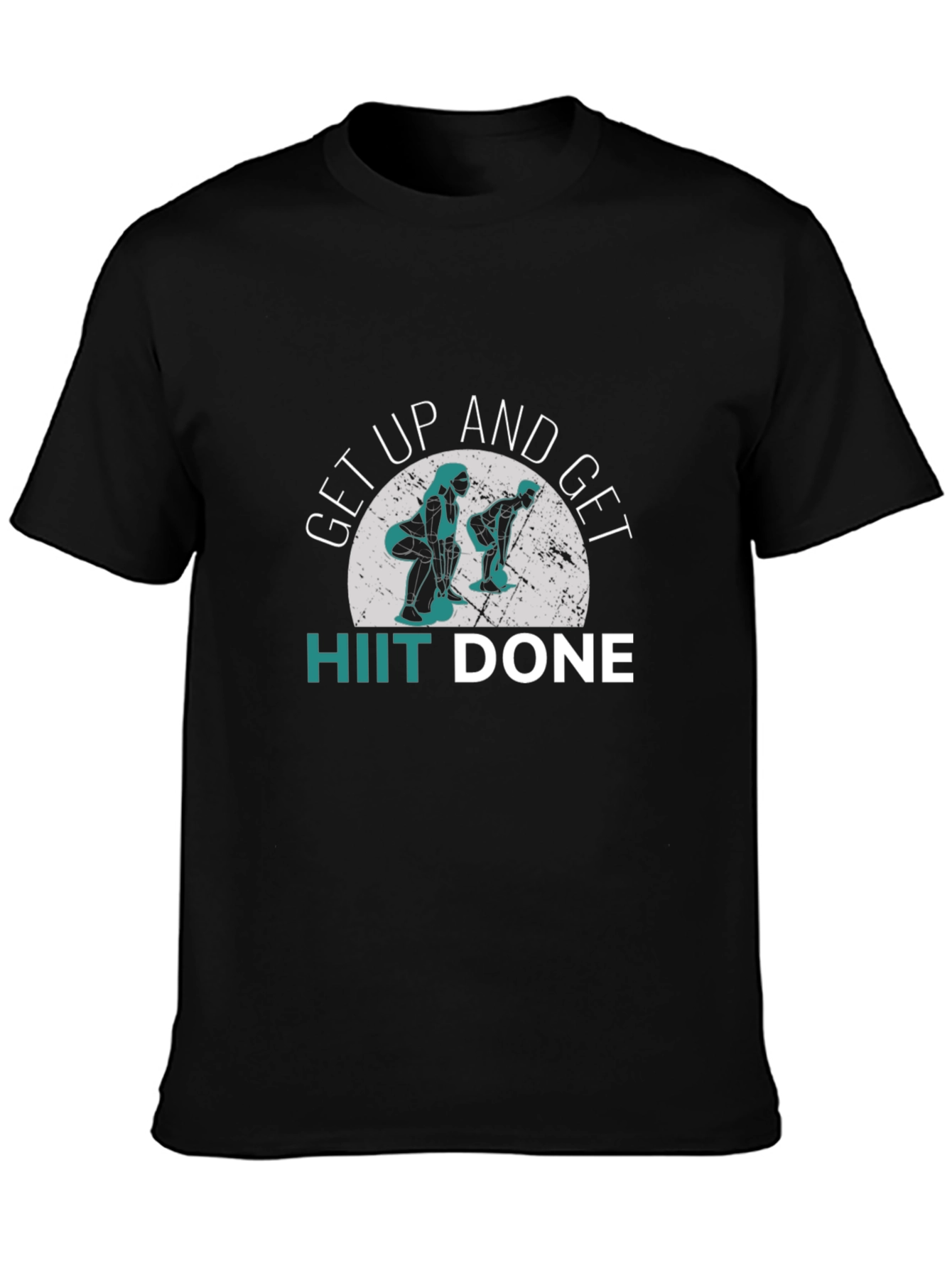 HIIT Done Black Graphic T-Shirt