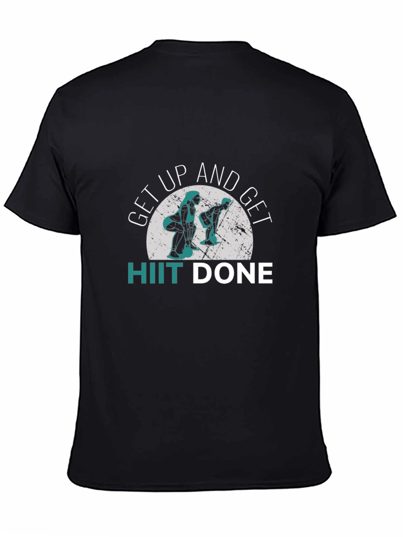 HIIT Done Black Graphic T-Shirt