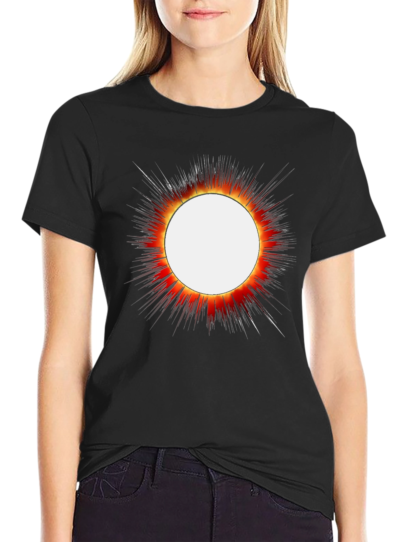 Eclipse Graphic T-Shirt - Bold Solar Design