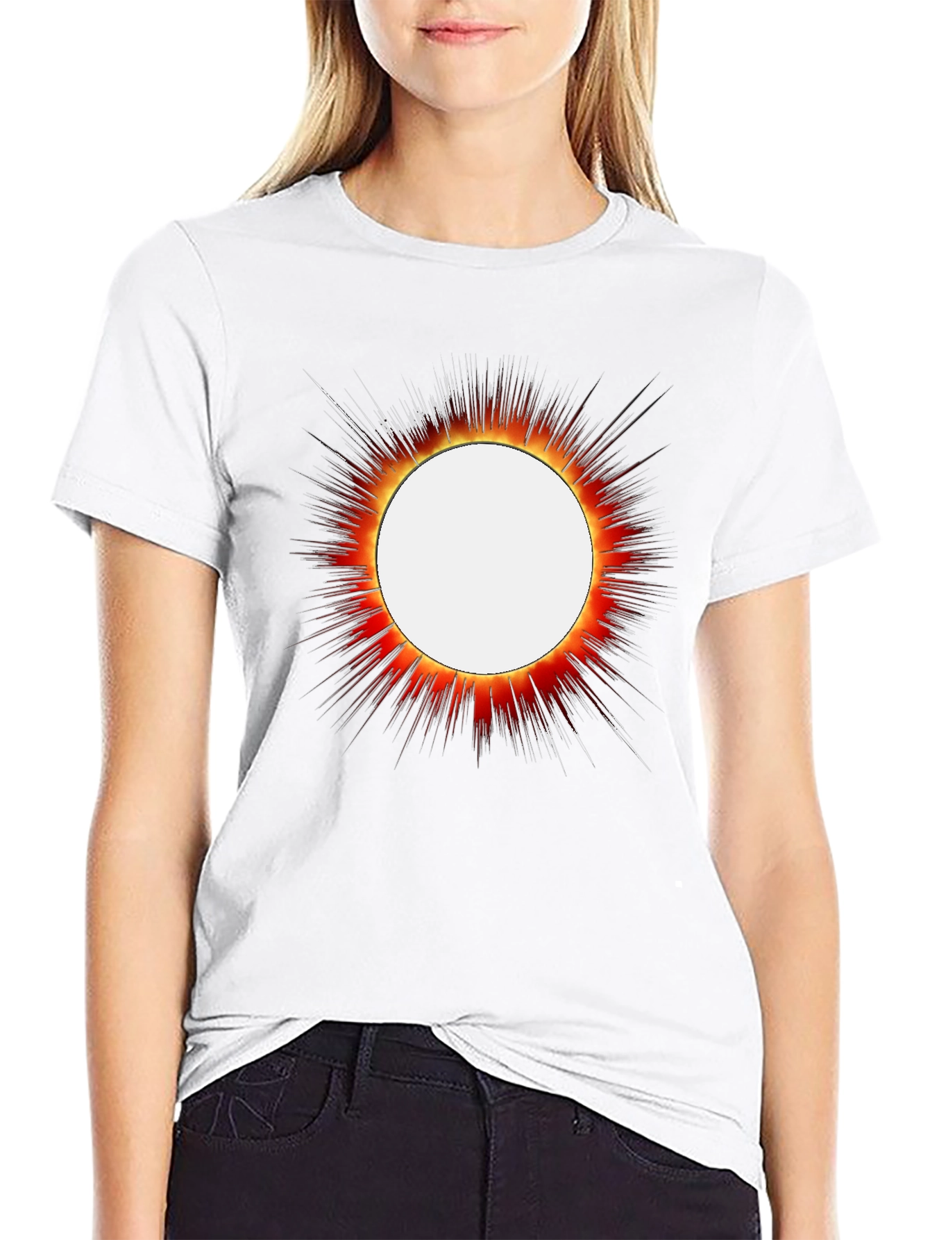 Eclipse Graphic T-Shirt - Bold Solar Design