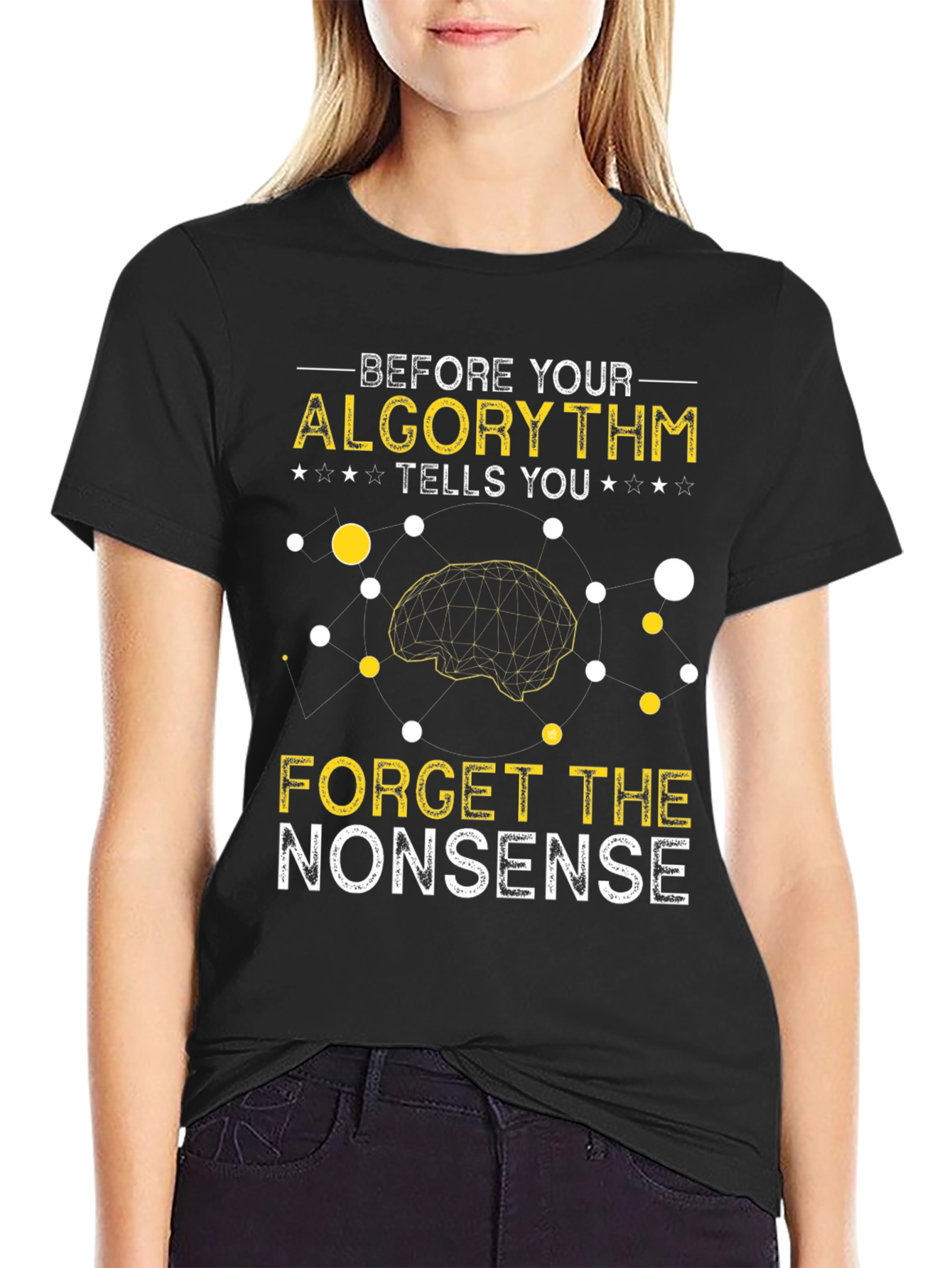 Algorithm Humor Graphic T-Shirt