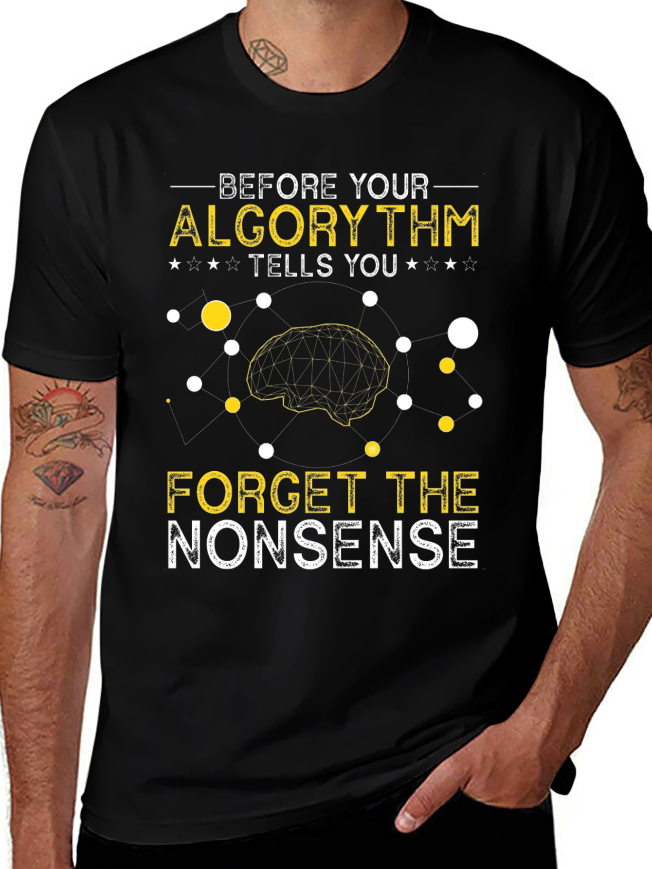 Algorithm Humor Graphic T-Shirt