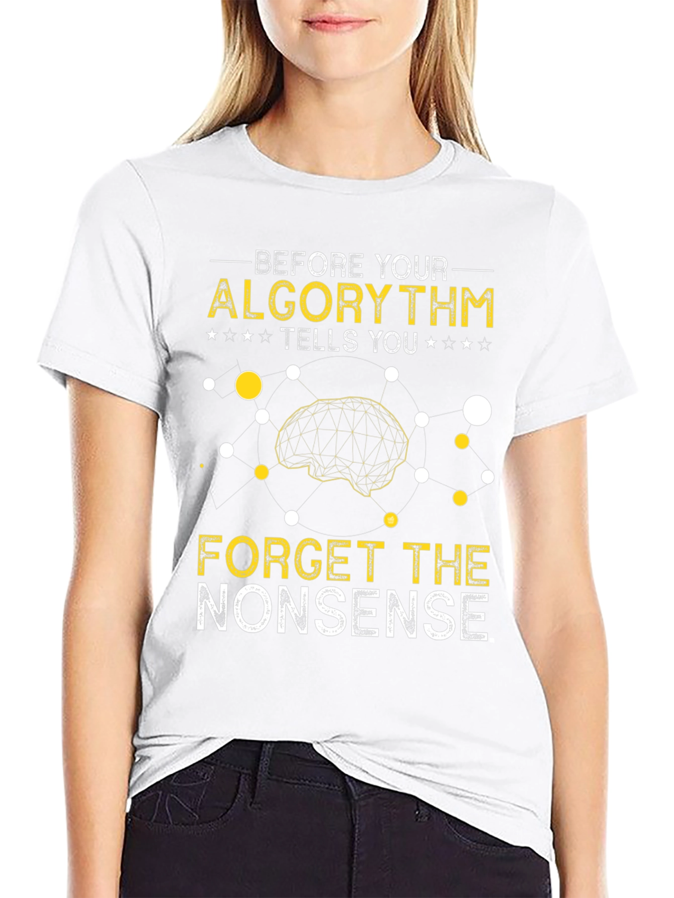 Algorithm Humor Graphic T-Shirt