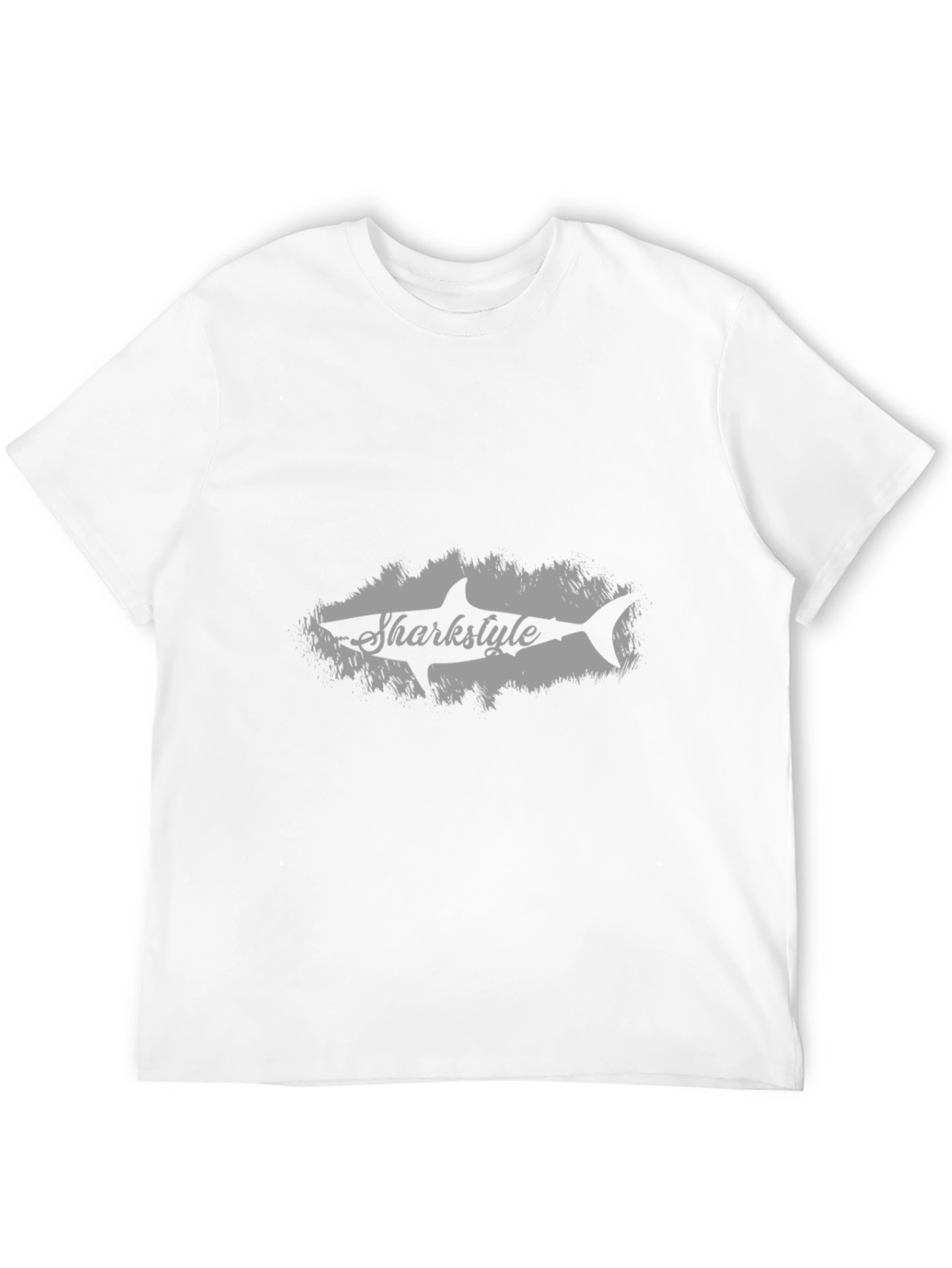 Sharkstyle Graphic Print Black T-Shirt