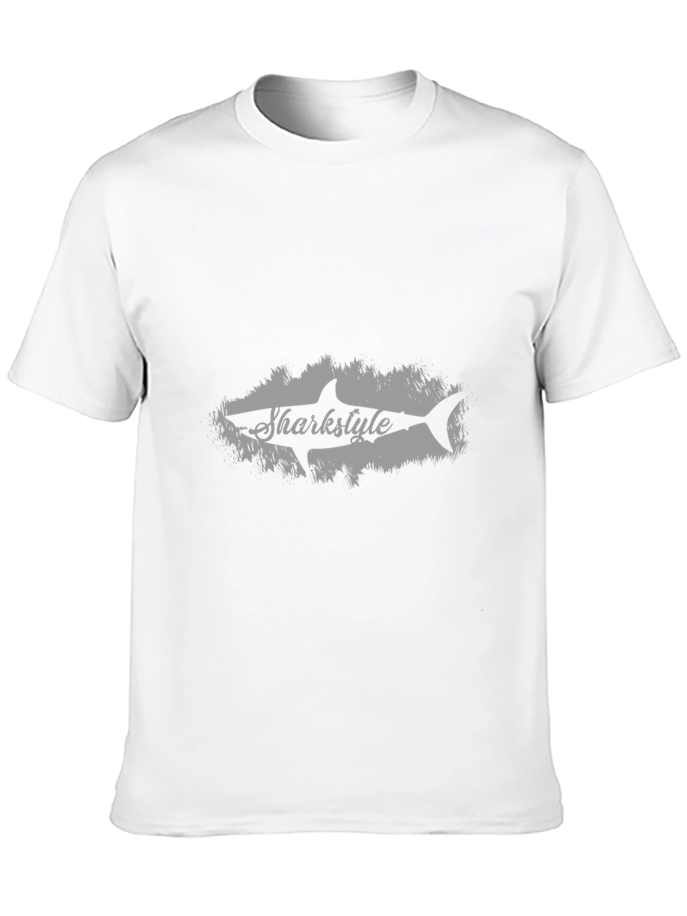 Sharkstyle Graphic Print Black T-Shirt