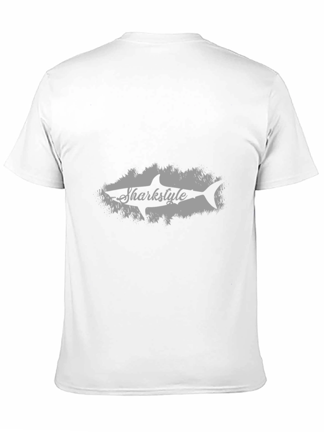 Sharkstyle Graphic Print Black T-Shirt