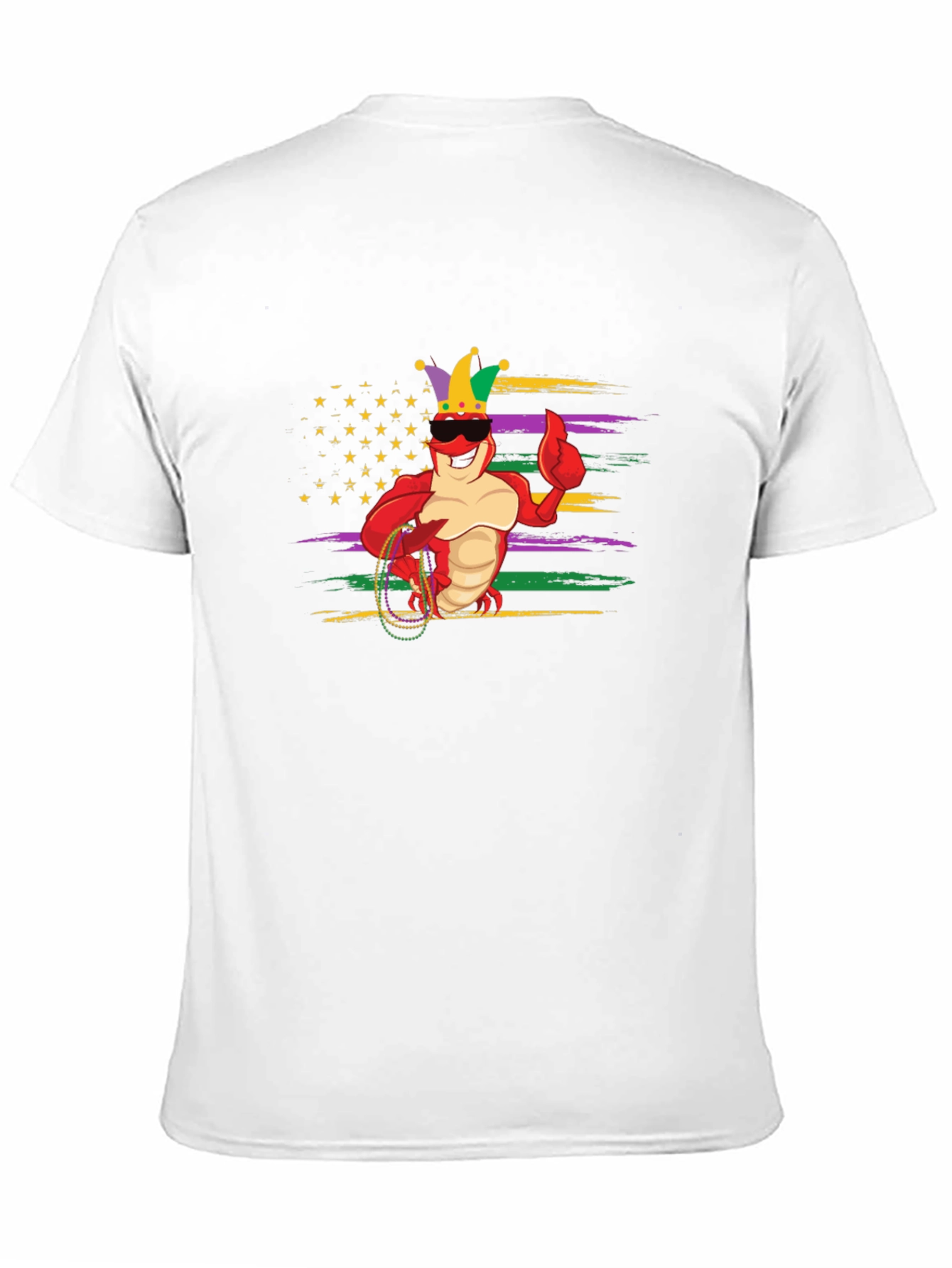 Mardi Gras Lobster T-Shirt - Black
