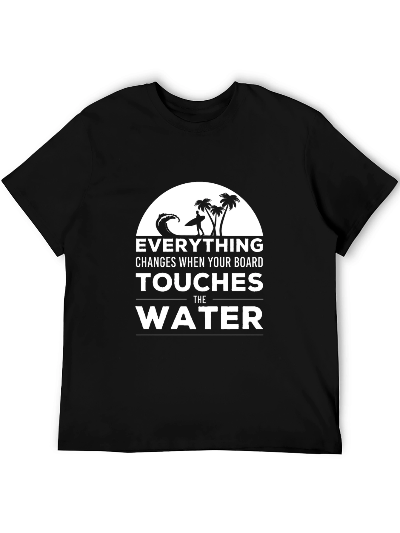 Surfing Graphic T-Shirt - Everything Changes