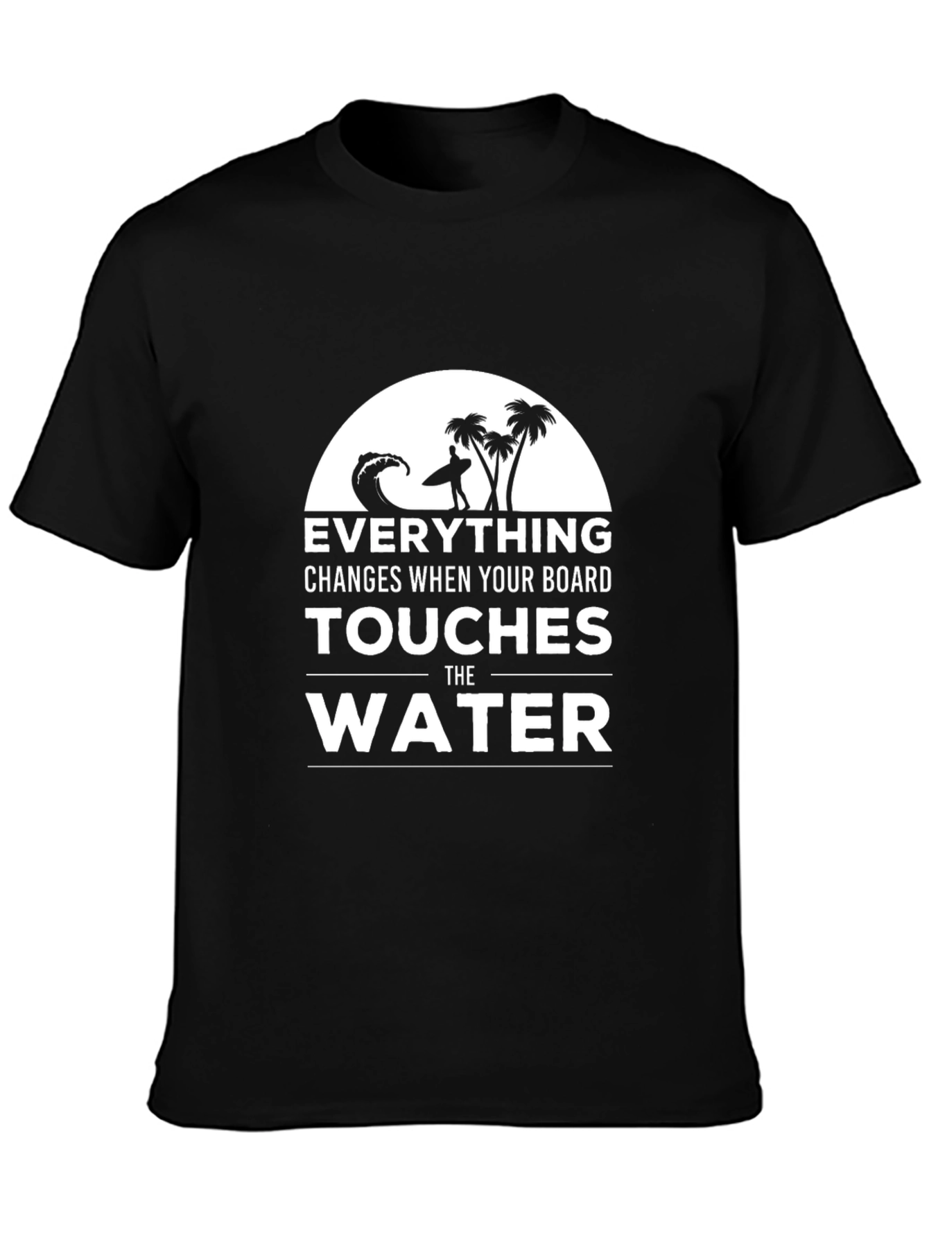 Surfing Graphic T-Shirt - Everything Changes