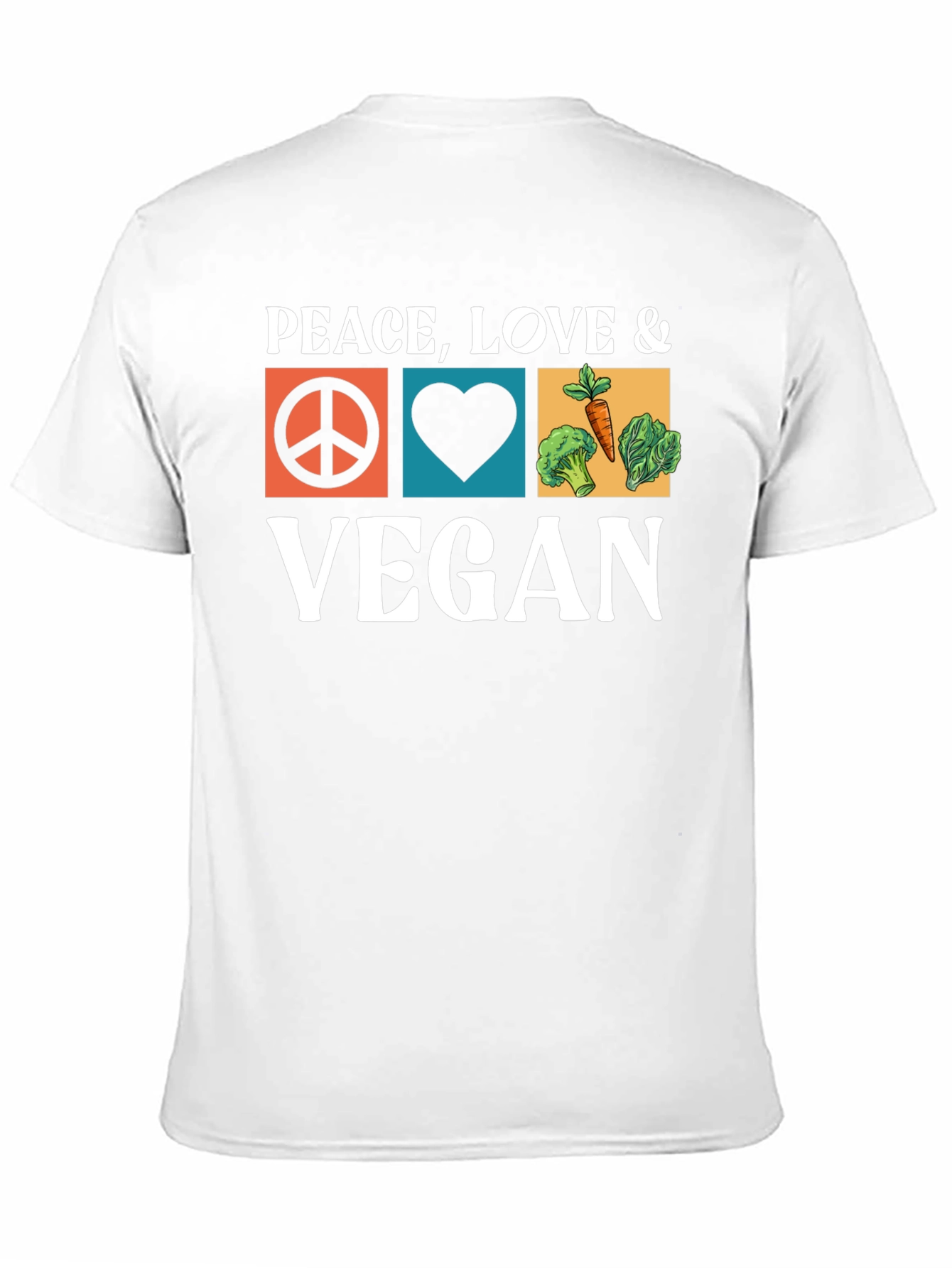Peace Love Vegan T-Shirt - Unisex