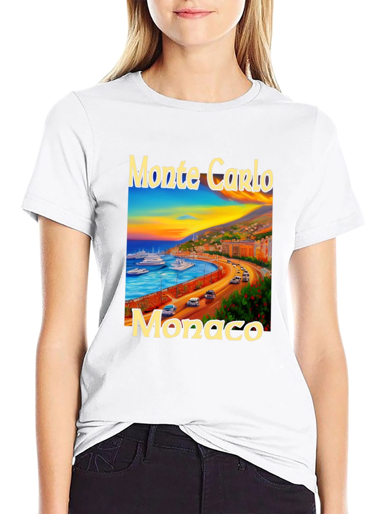 Monte Carlo Monaco Graphic Tee