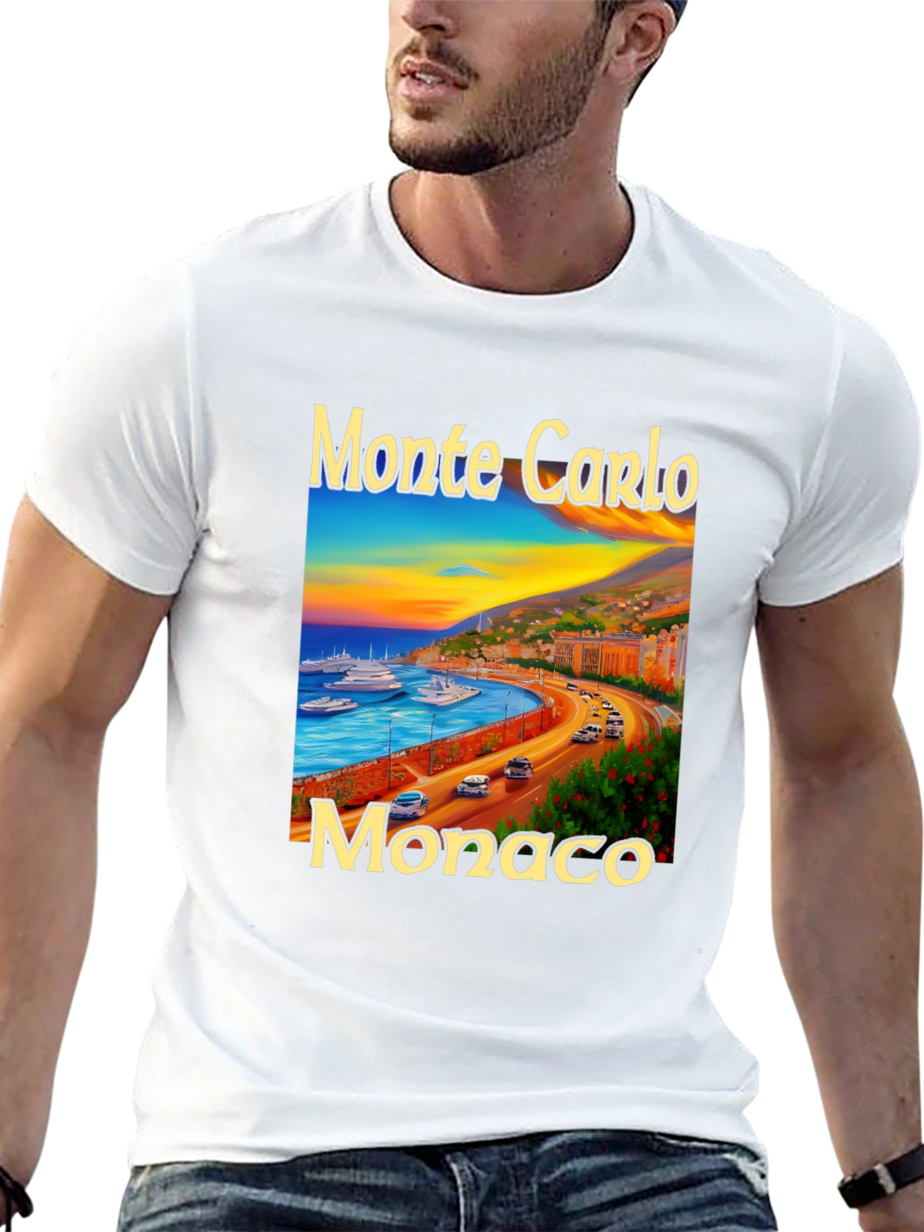 Monte Carlo Monaco Graphic Tee