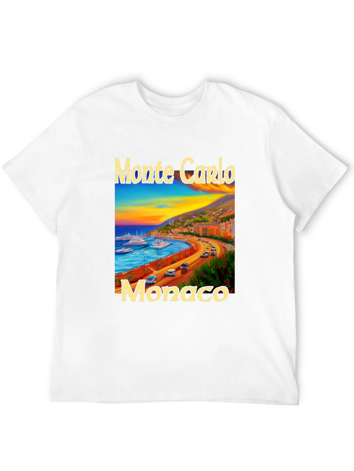 Monte Carlo Monaco Graphic Tee