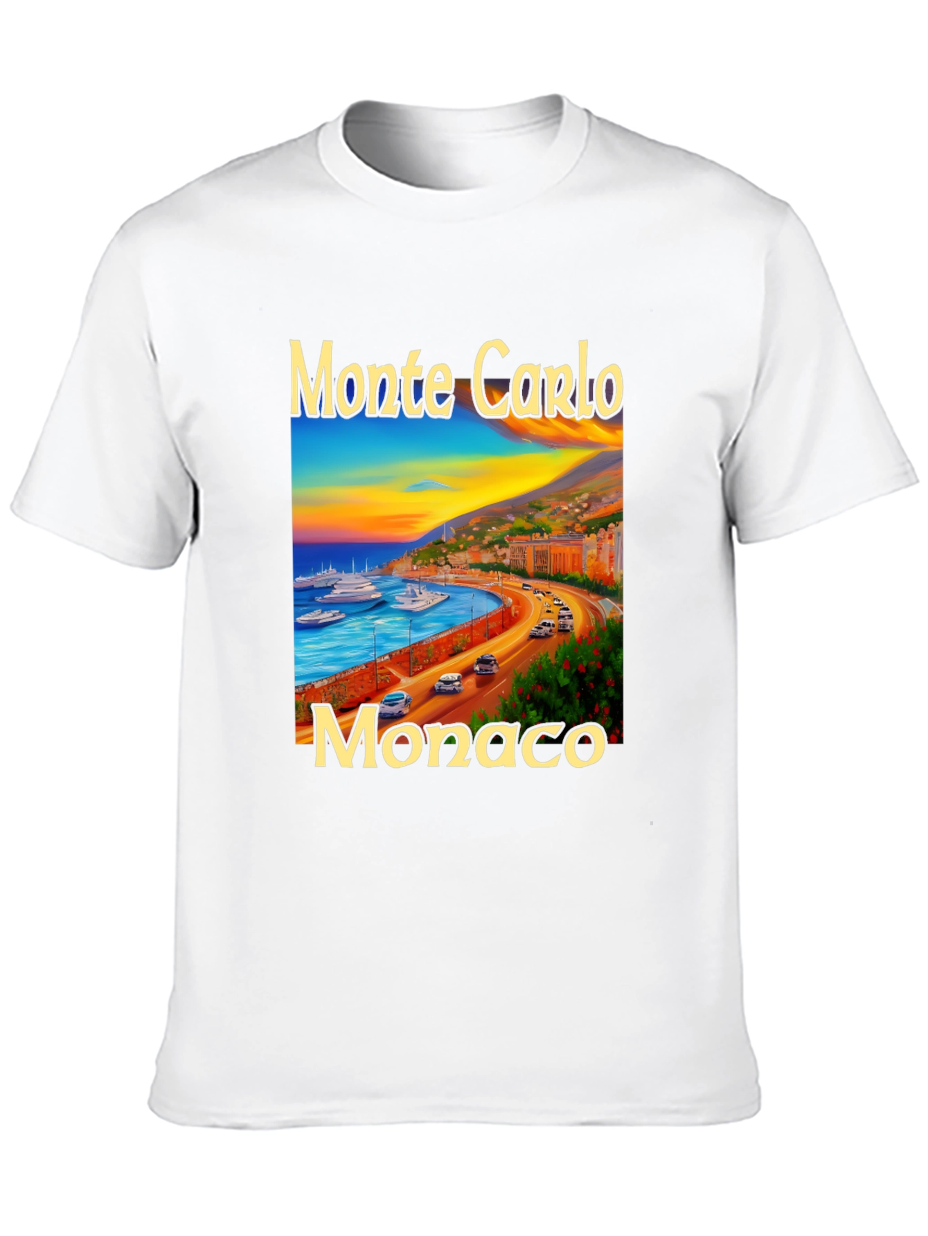 Monte Carlo Monaco Graphic Tee