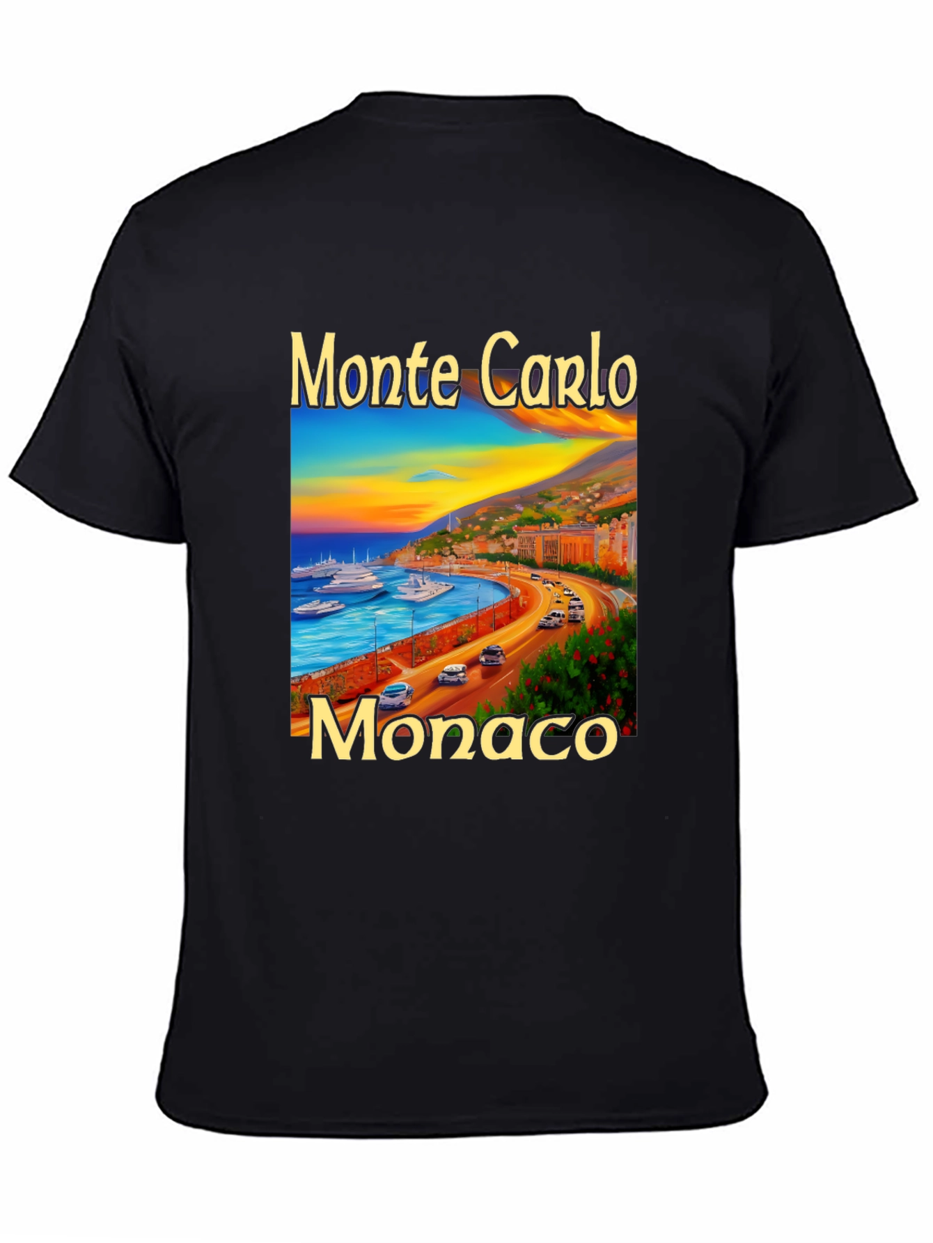Monte Carlo Monaco Graphic Tee