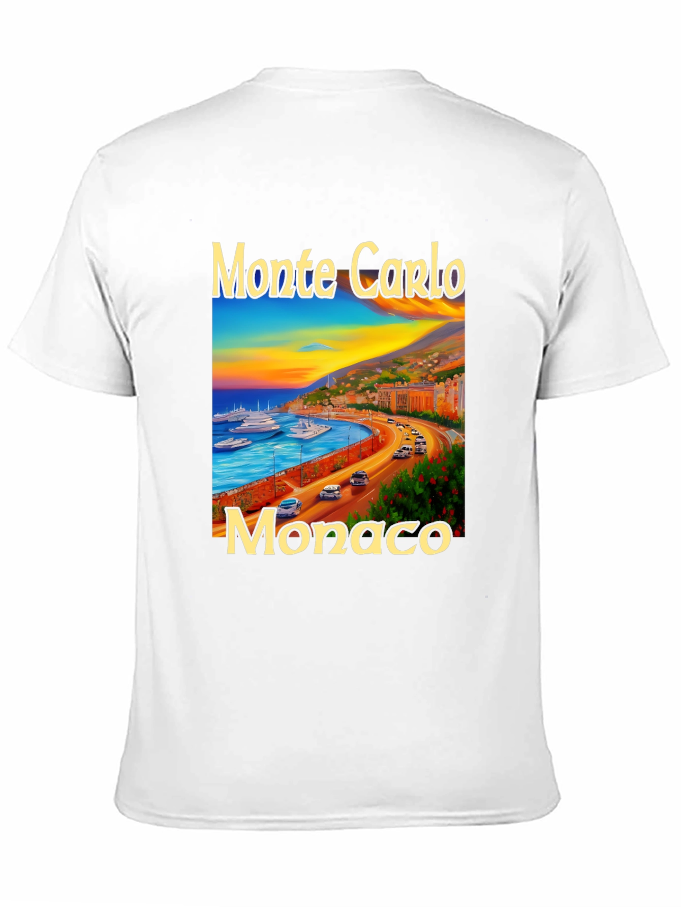 Monte Carlo Monaco Graphic Tee